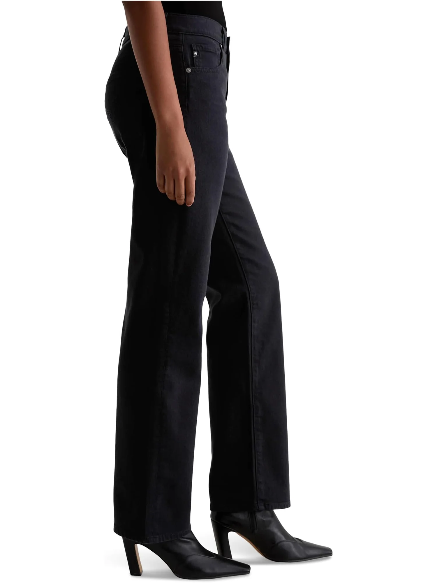 Женские прямые джинсы Brinley средней посадки AG Jeans — 3