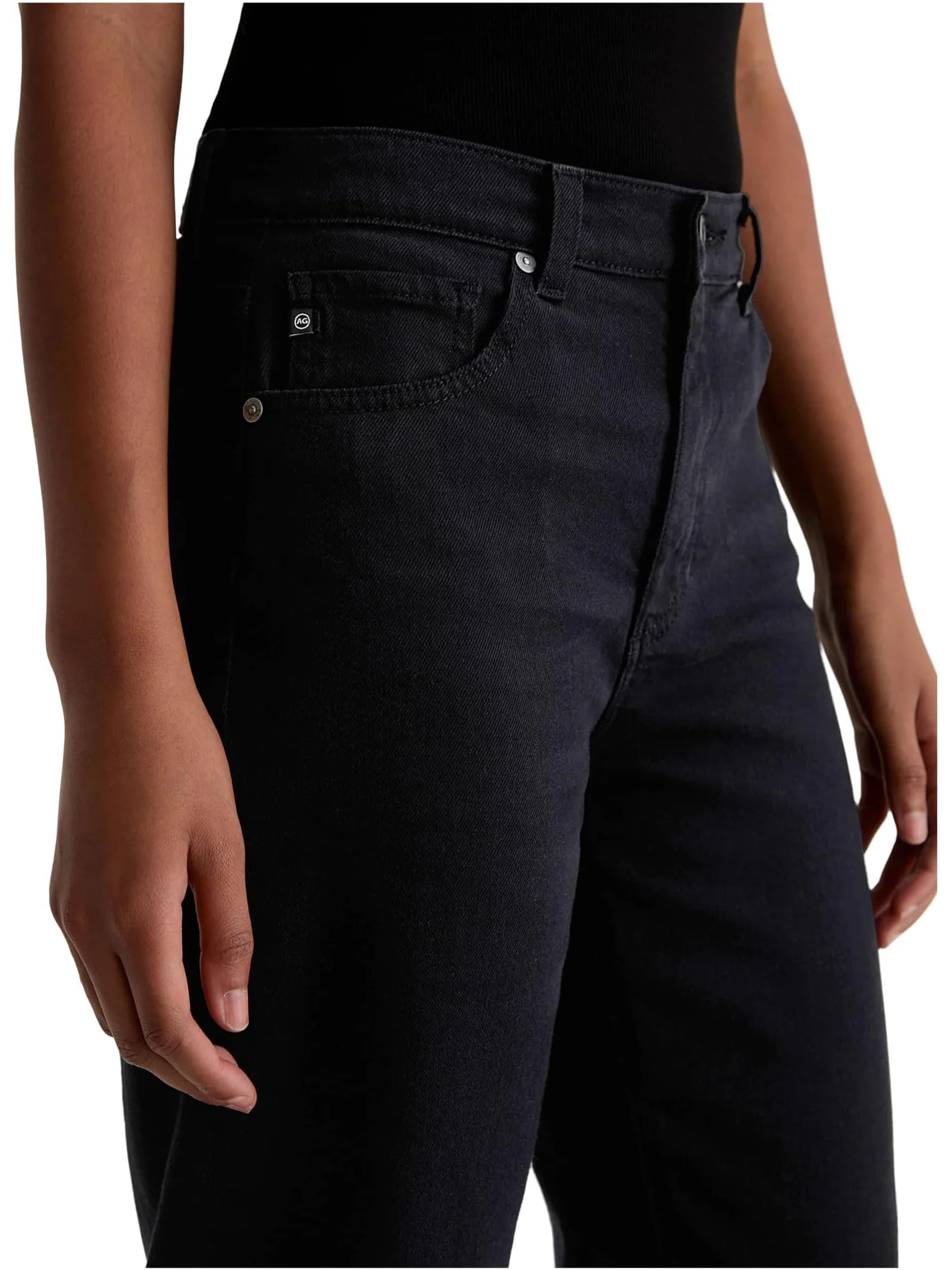 Женские прямые джинсы Brinley средней посадки AG Jeans — 4