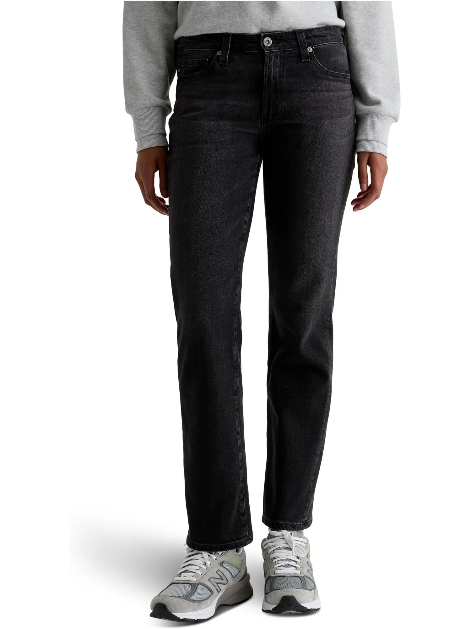 Женские облегающие прямые джинсы Sandra с низкой талией AG Jeans — 1