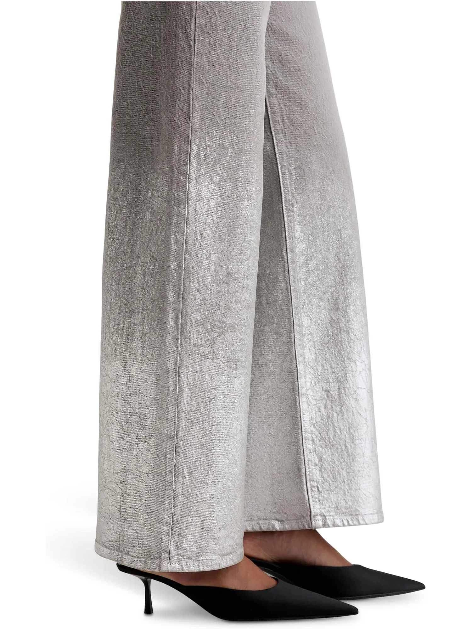 Джинсы AG Jeans Women's Adria Low Rise Baggy Wide Leg — 5