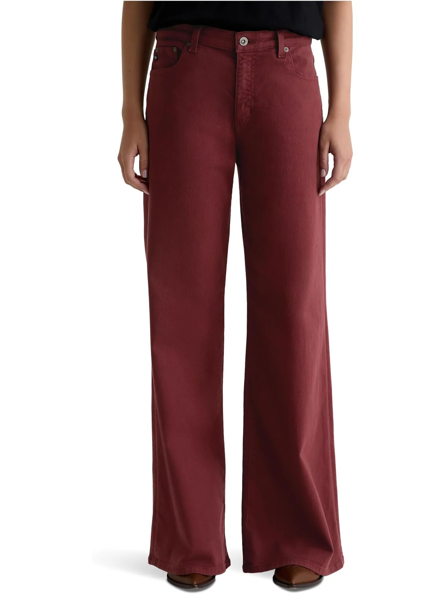 Джинсы AG Jeans Women's Saige Mid Rise Wide Leg — 1