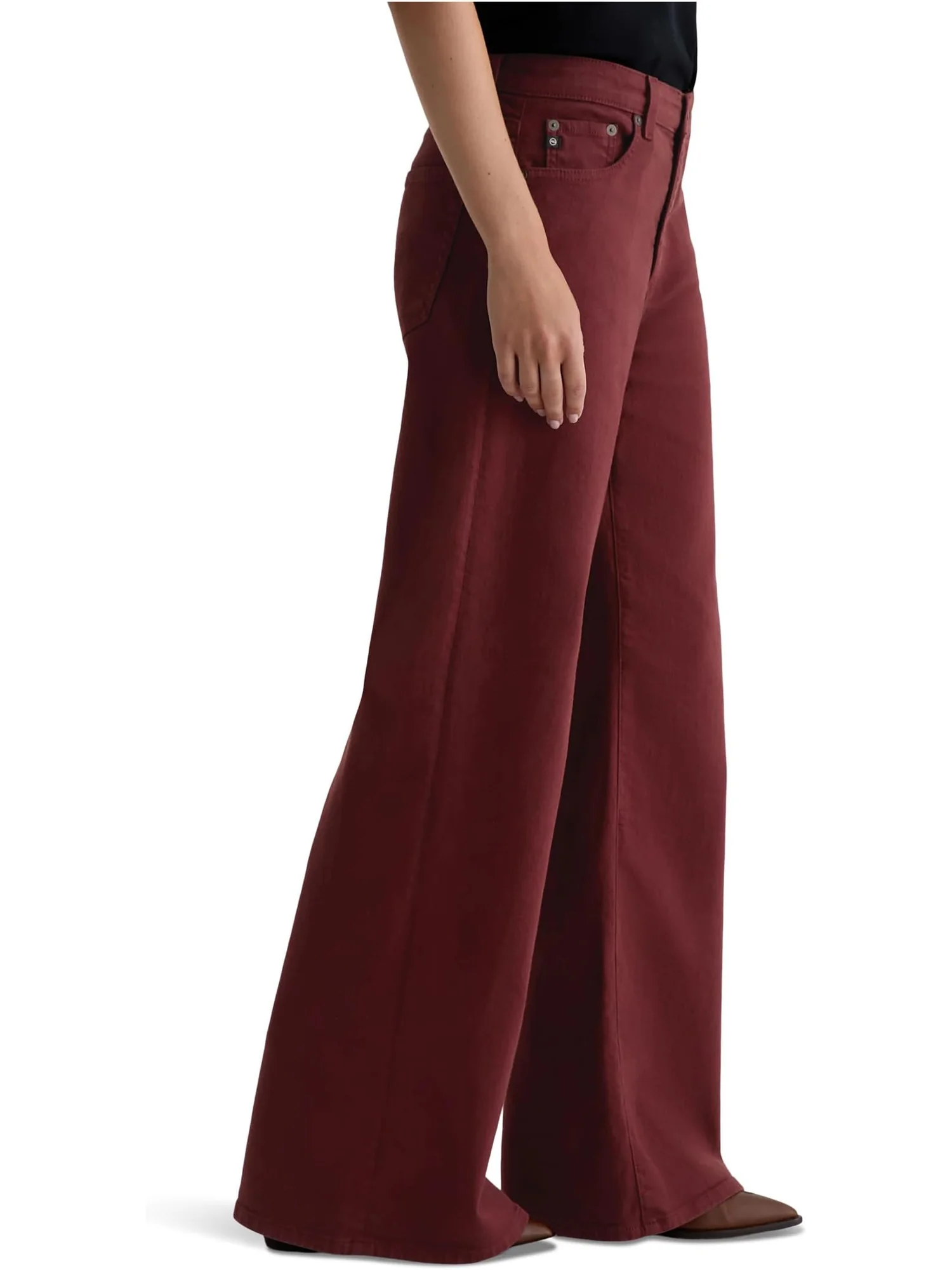 Джинсы AG Jeans Women's Saige Mid Rise Wide Leg — 3