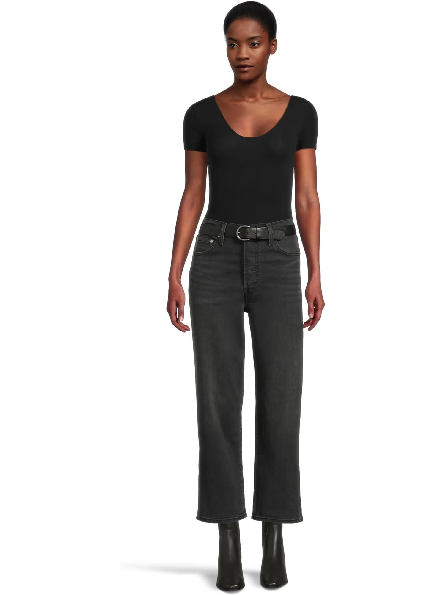 Джинсы Levi's Womens Women's Ribcage Straight Ankle — 5