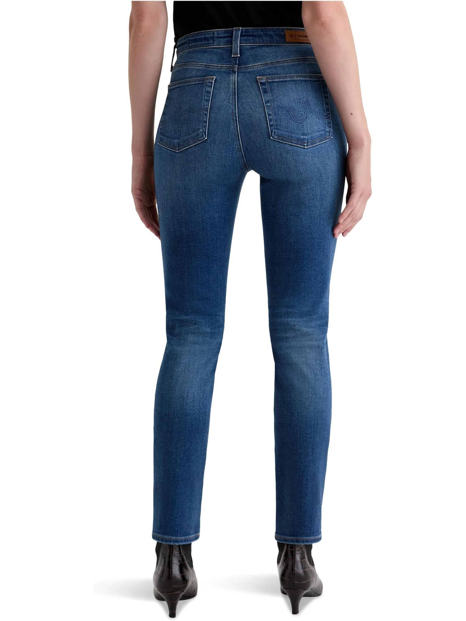 Женские джинсы Mari средней посадки Slim Straight от Assumption 12 Years AG Jeans, 12 Years Assumption — 3