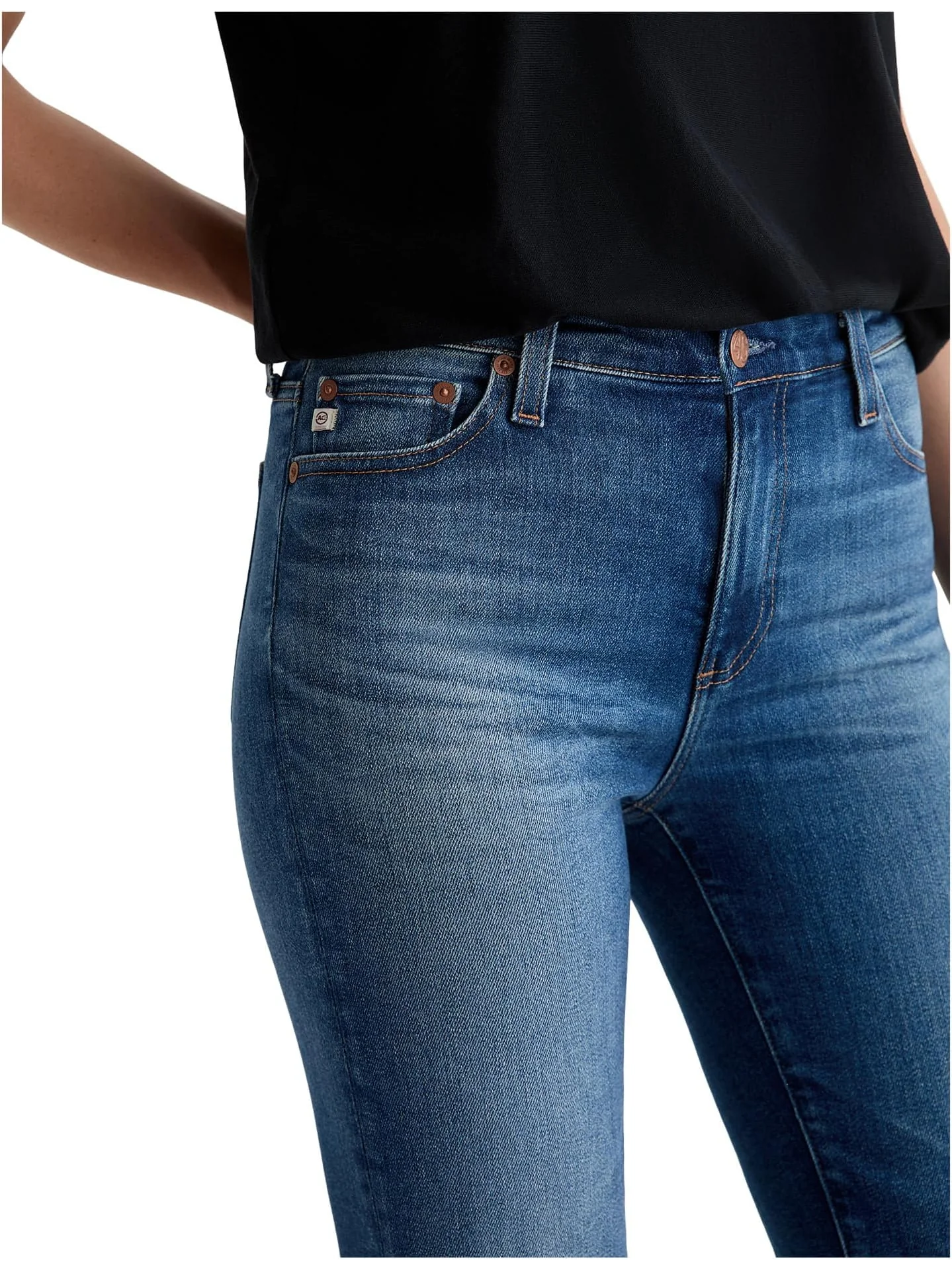 Женские джинсы Mari средней посадки Slim Straight от Assumption 12 Years AG Jeans, 12 Years Assumption — 4
