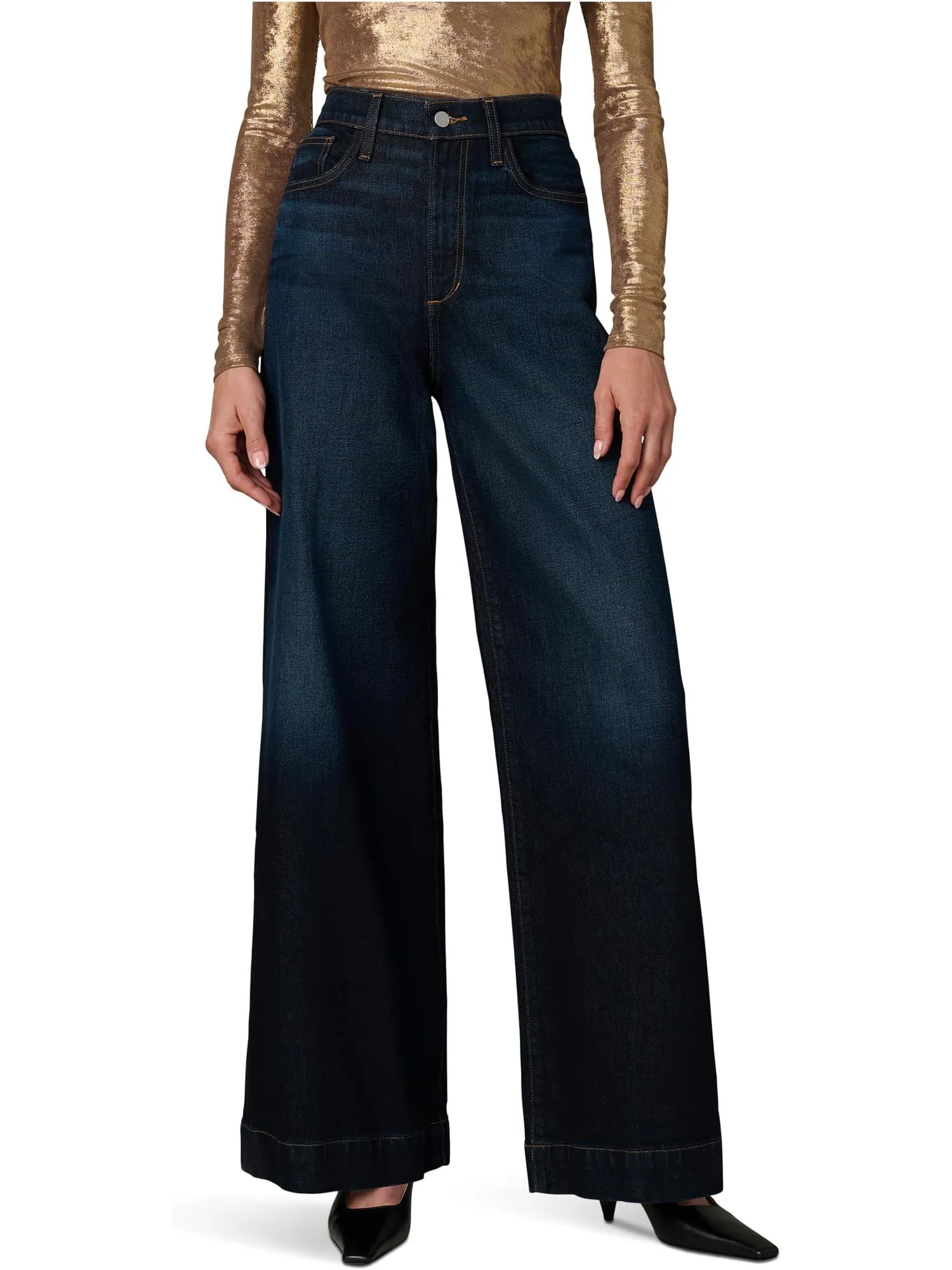 Джинсы Joe's Jeans Women's The Mia Wide Leg 32, Resolute — 1