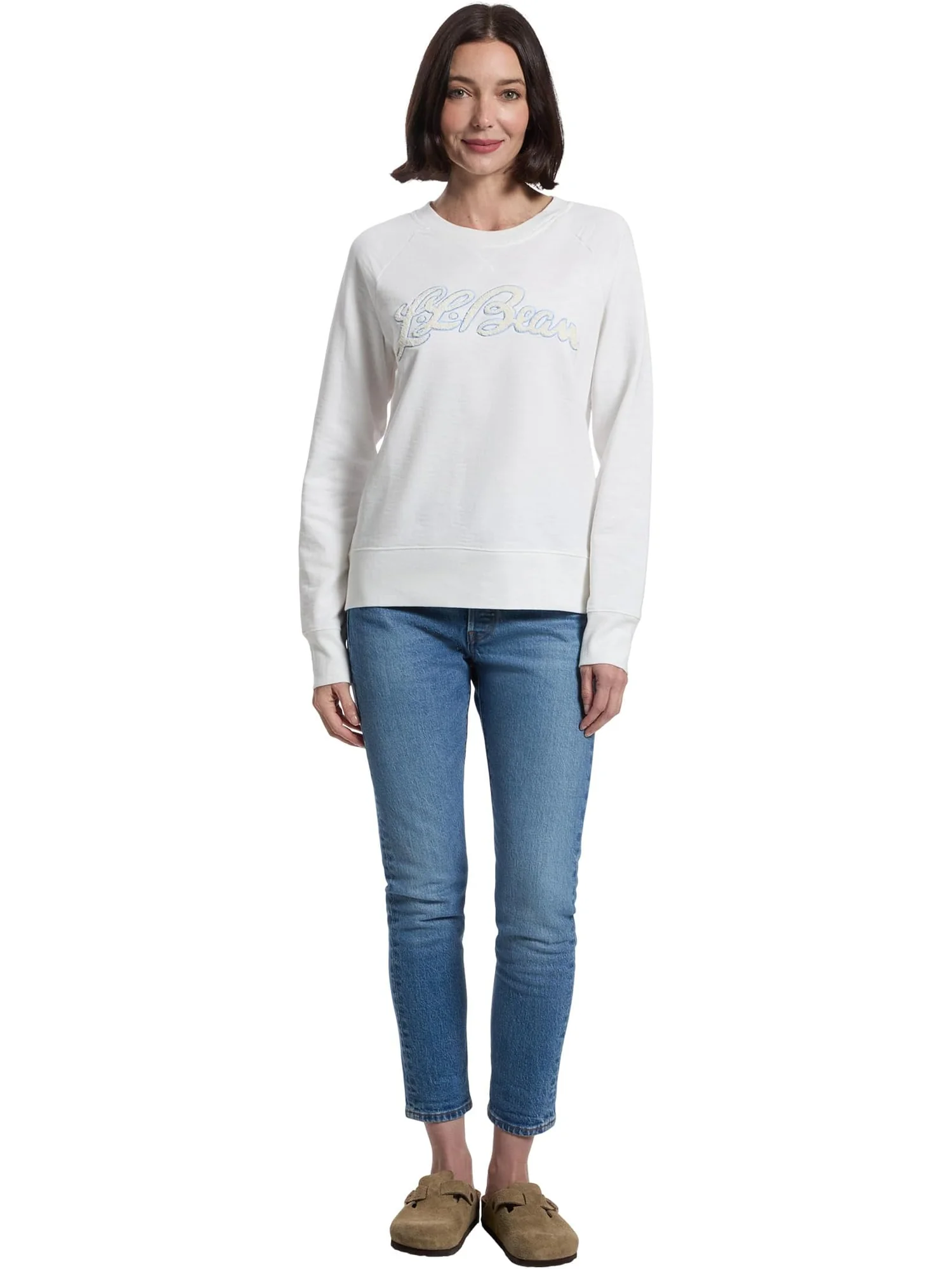 Женская кофта Peaks Island Crewneck с логотипом L.L.Bean — 5