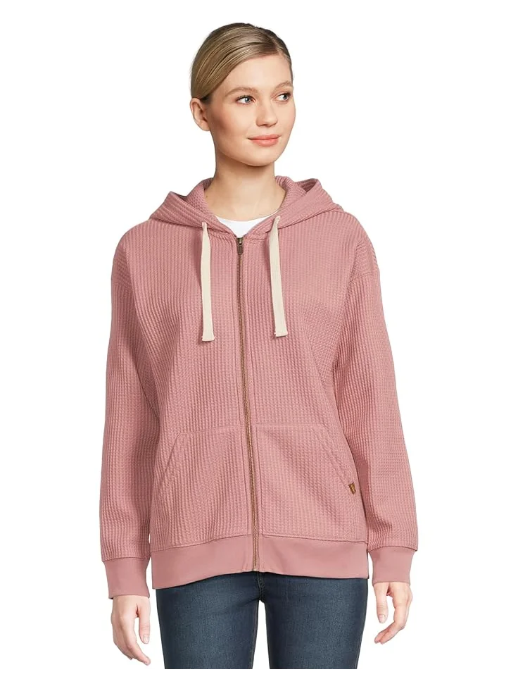 Женский худи L.L.Bean Birchwood Brushed Waffle Full Zip — 1