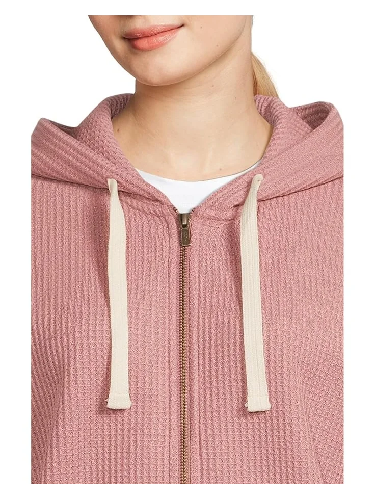 Женский худи L.L.Bean Birchwood Brushed Waffle Full Zip — 4