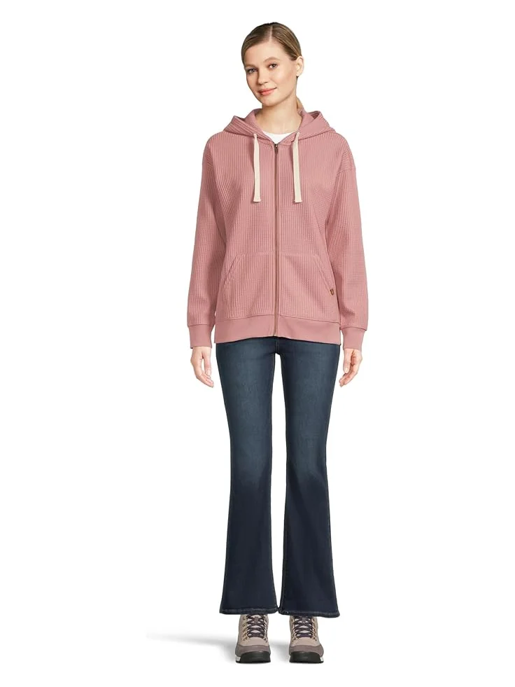 Женский худи L.L.Bean Birchwood Brushed Waffle Full Zip — 5