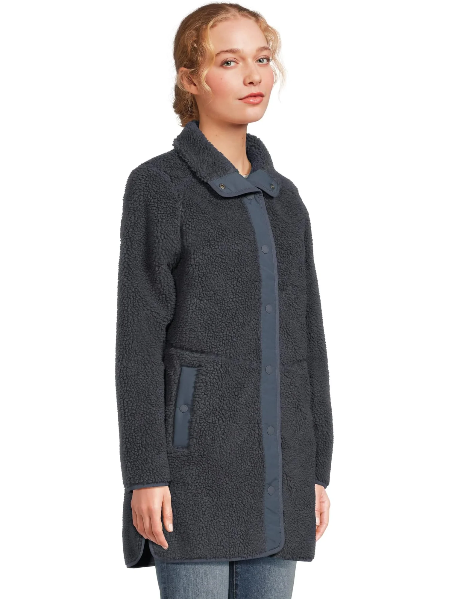 Женское пальто из шерпы L.L.Bean — 2