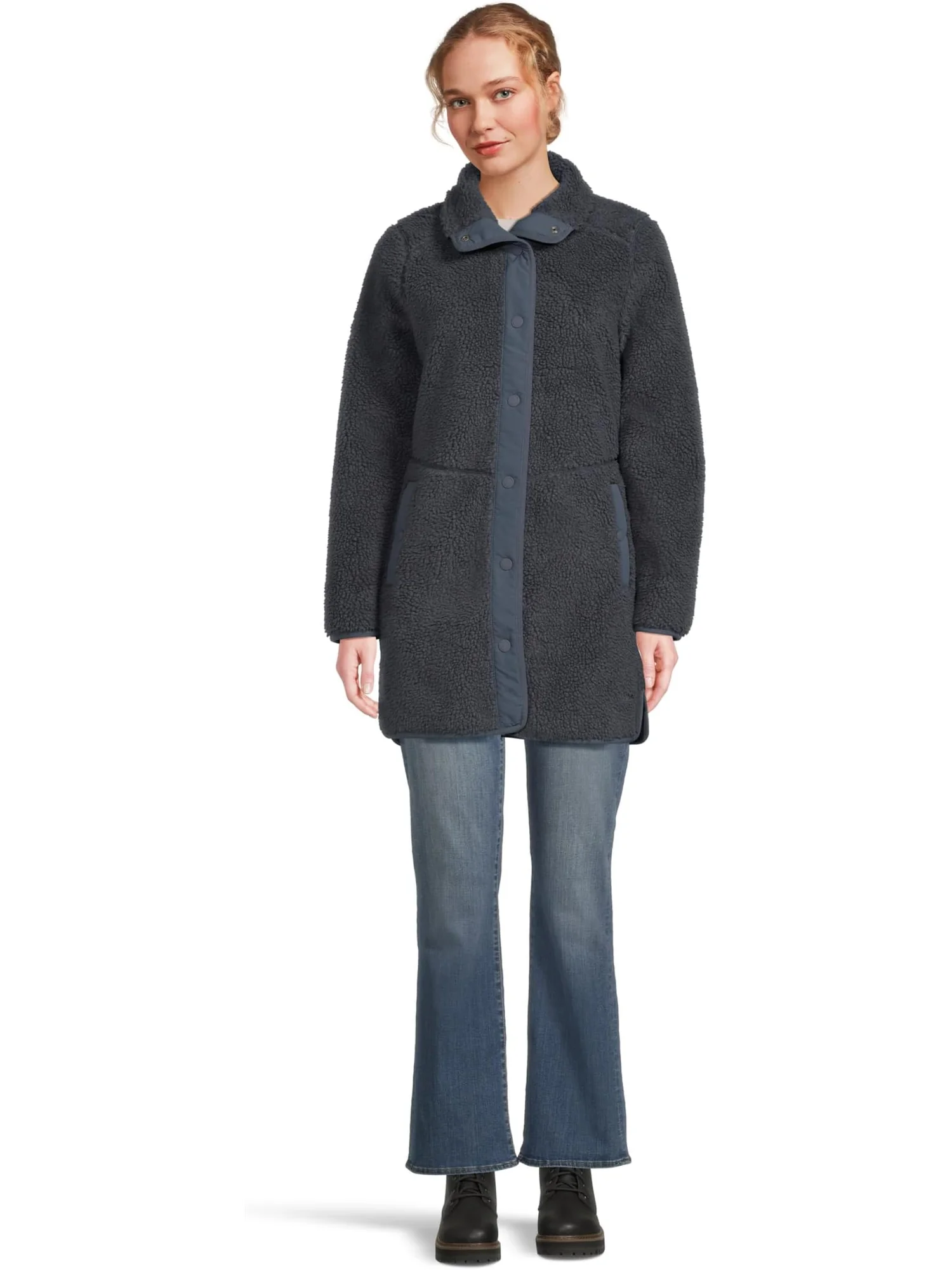 Женское пальто из шерпы L.L.Bean — 5