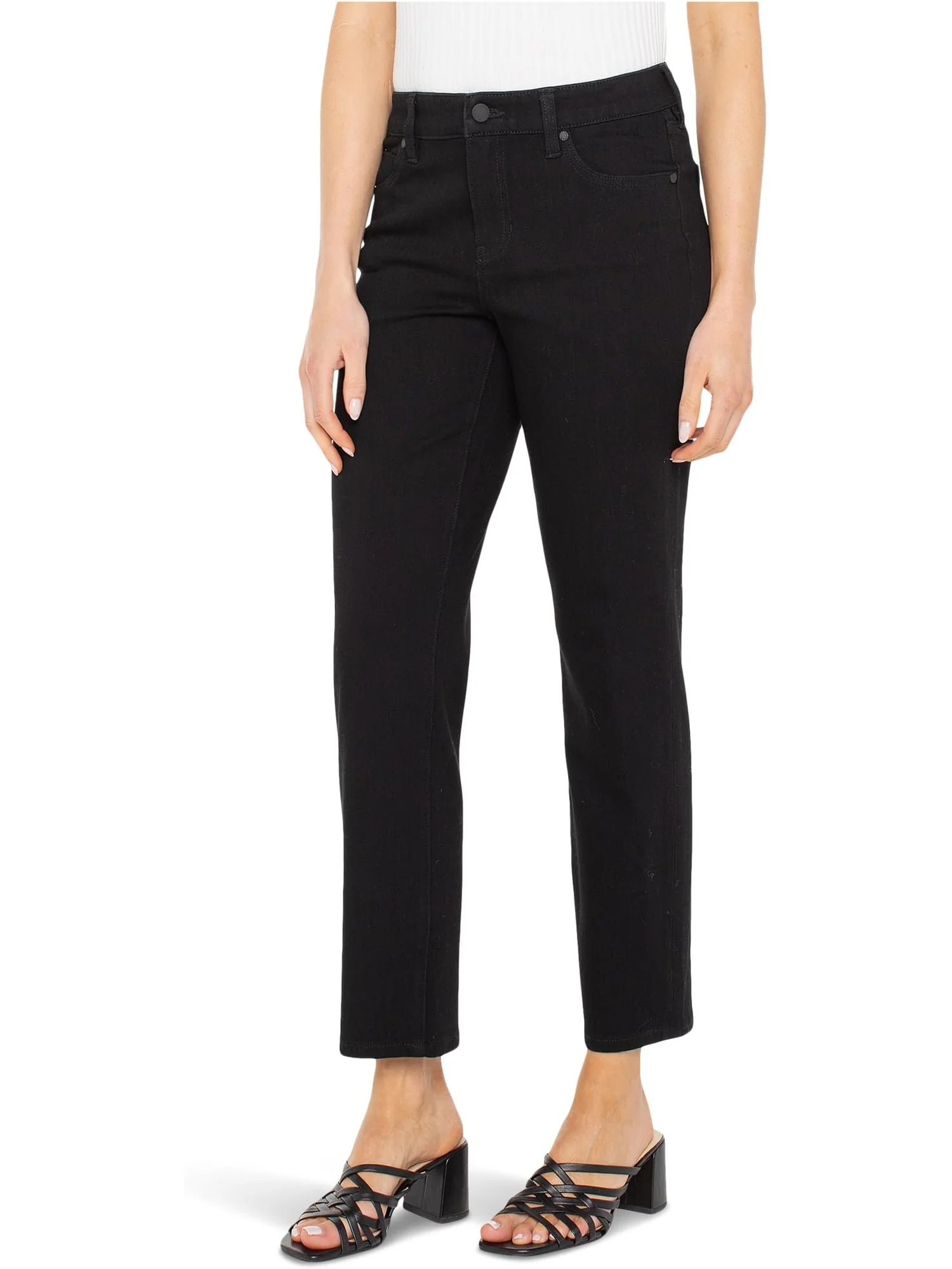Женские джинсы Liv со средней посадкой и свободным кроем Liverpool Los Angeles — 1