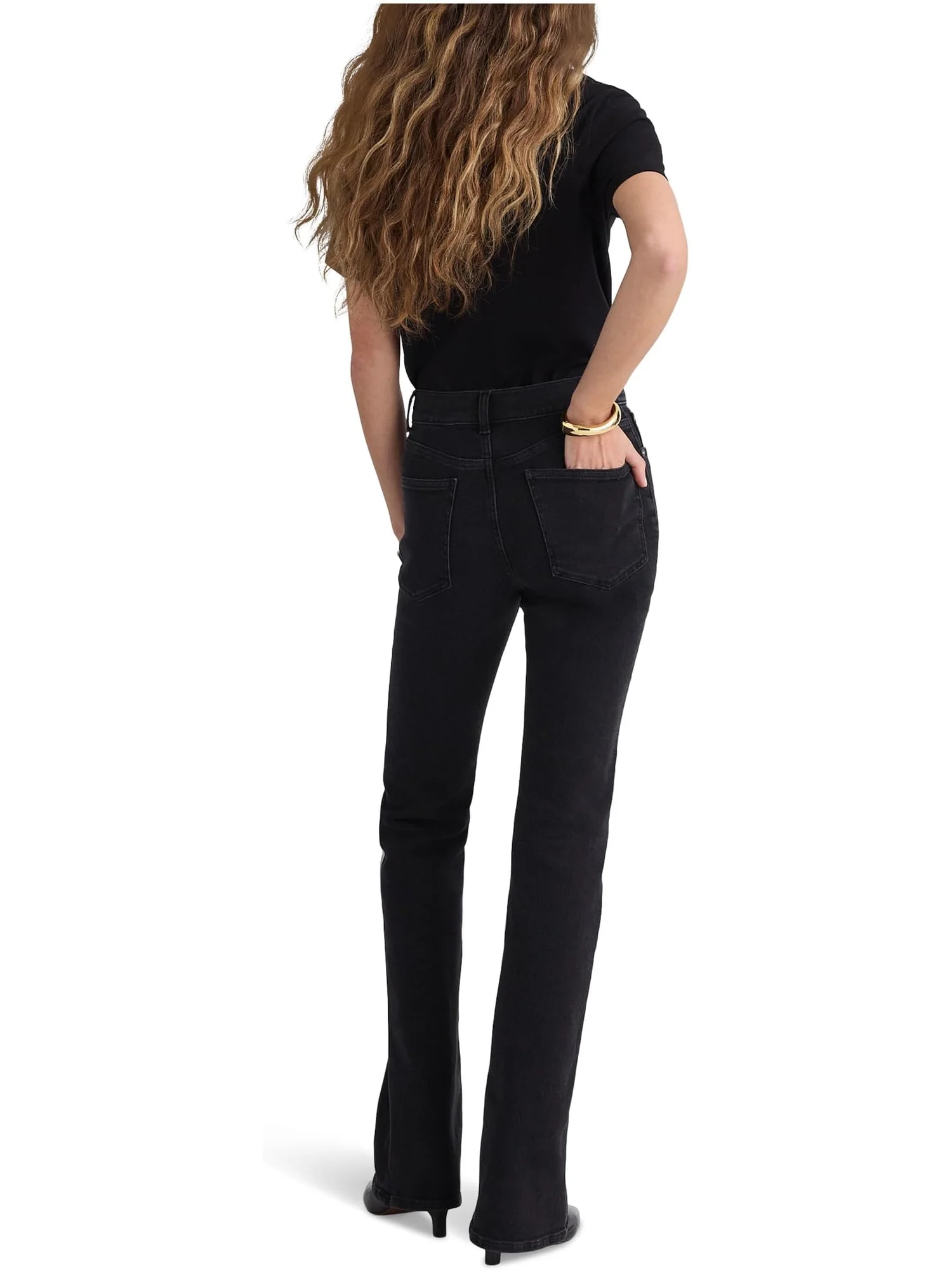 Джинсы Madewell Women's Vintage Flare In Black Frost — 2