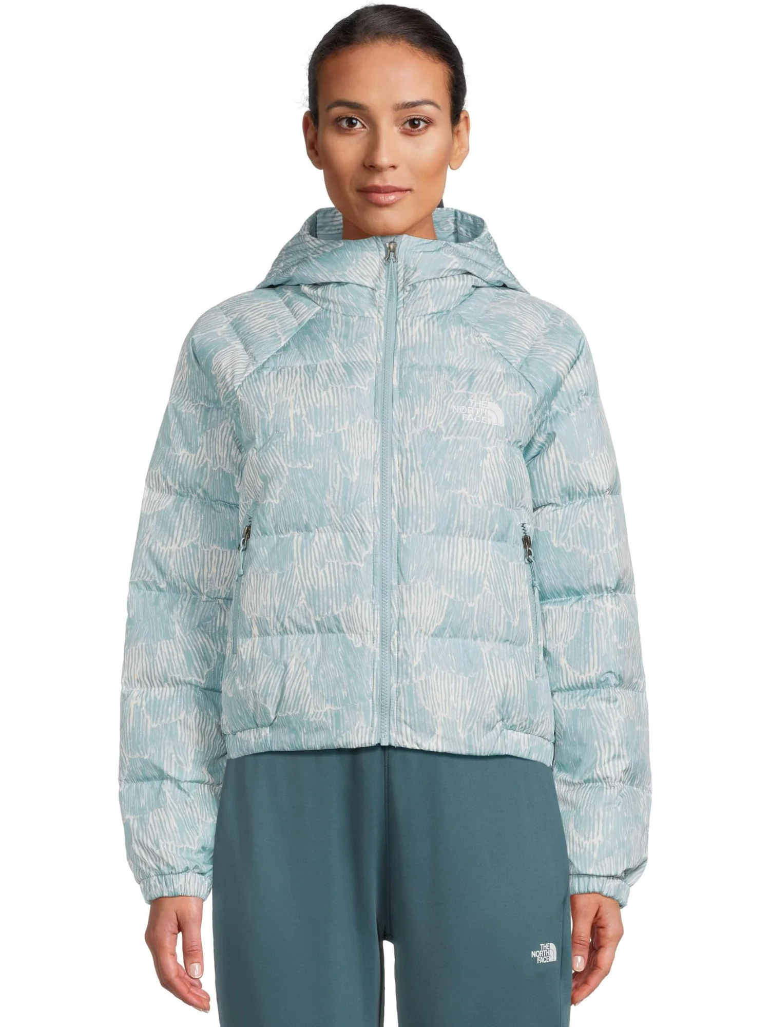 Женская толстовка с капюшоном Hydrenalite Down с принтом The North Face — 1