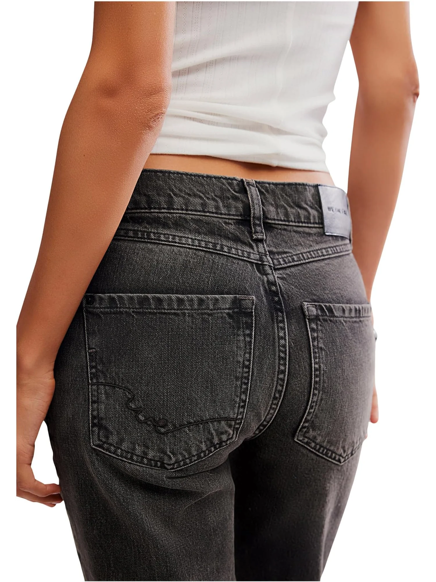 Брюки Free People Women's West Coast Relaxed Jean — 4