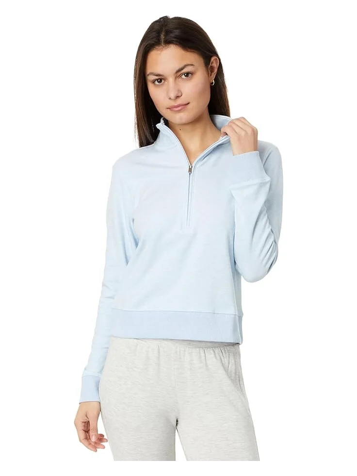 Куртка TravisMathew Cloud 1/2 Zip — изображение 1 из 4, синий