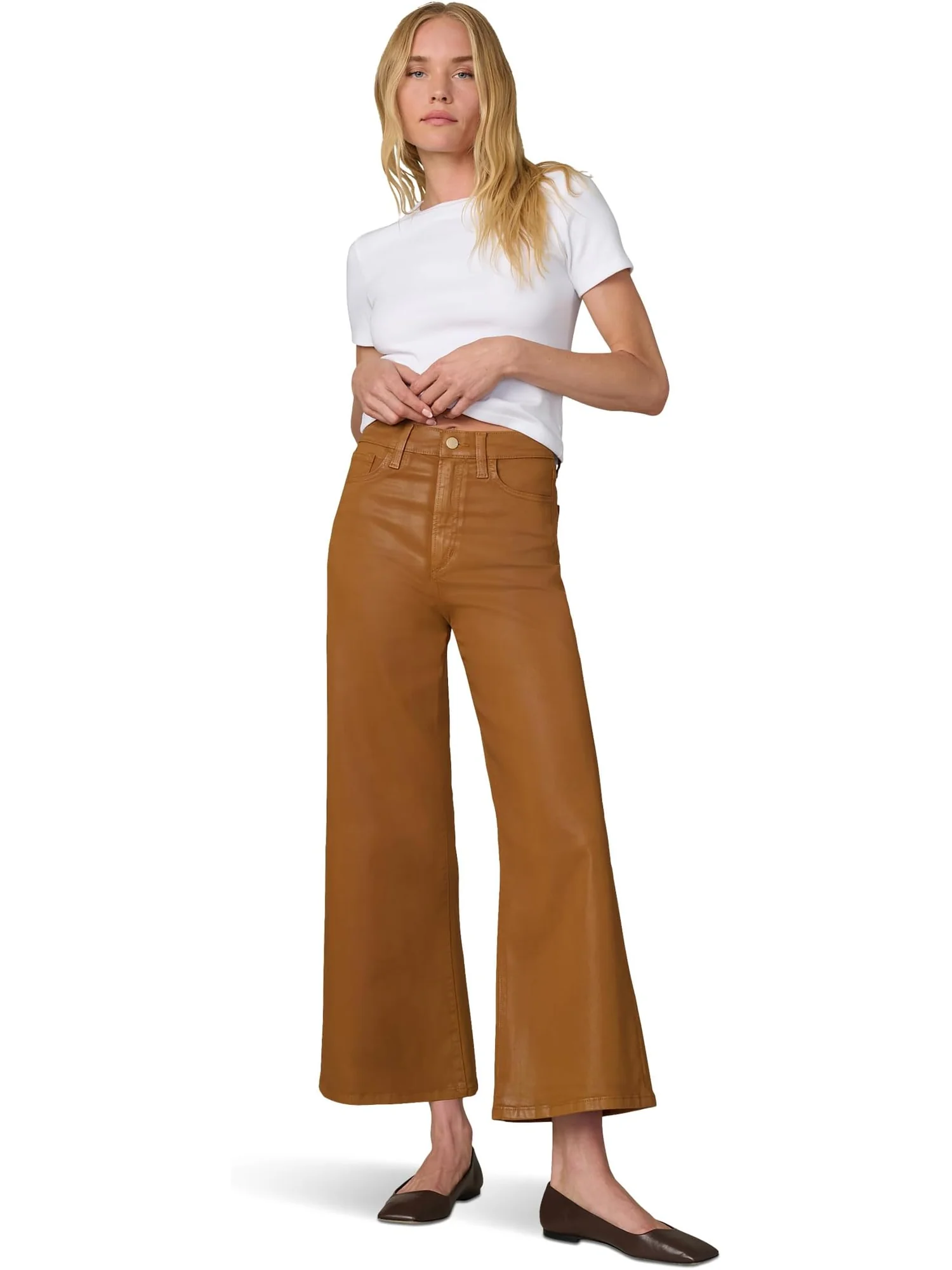 Джинсы Joe's Jeans Women's The Mia Wide Leg Ankle Coated — 1