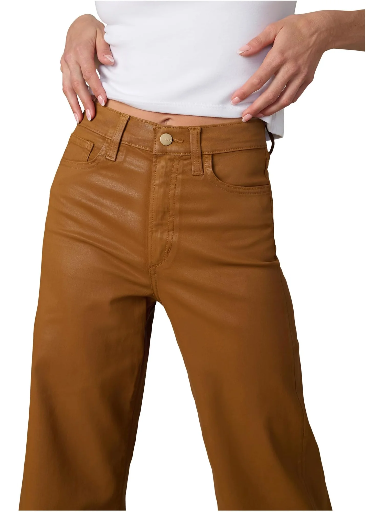 Джинсы Joe's Jeans Women's The Mia Wide Leg Ankle Coated — 3