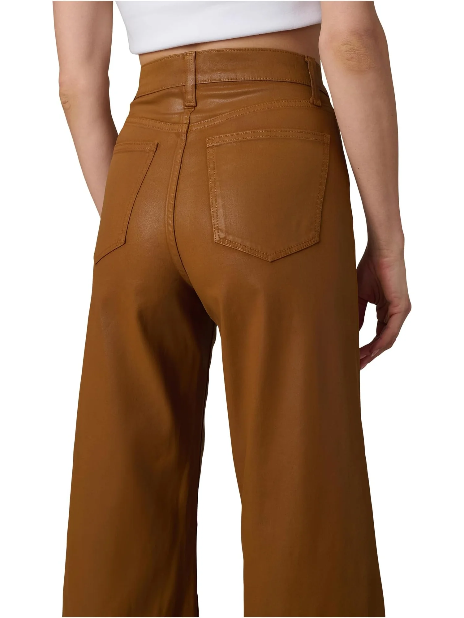 Джинсы Joe's Jeans Women's The Mia Wide Leg Ankle Coated — 4