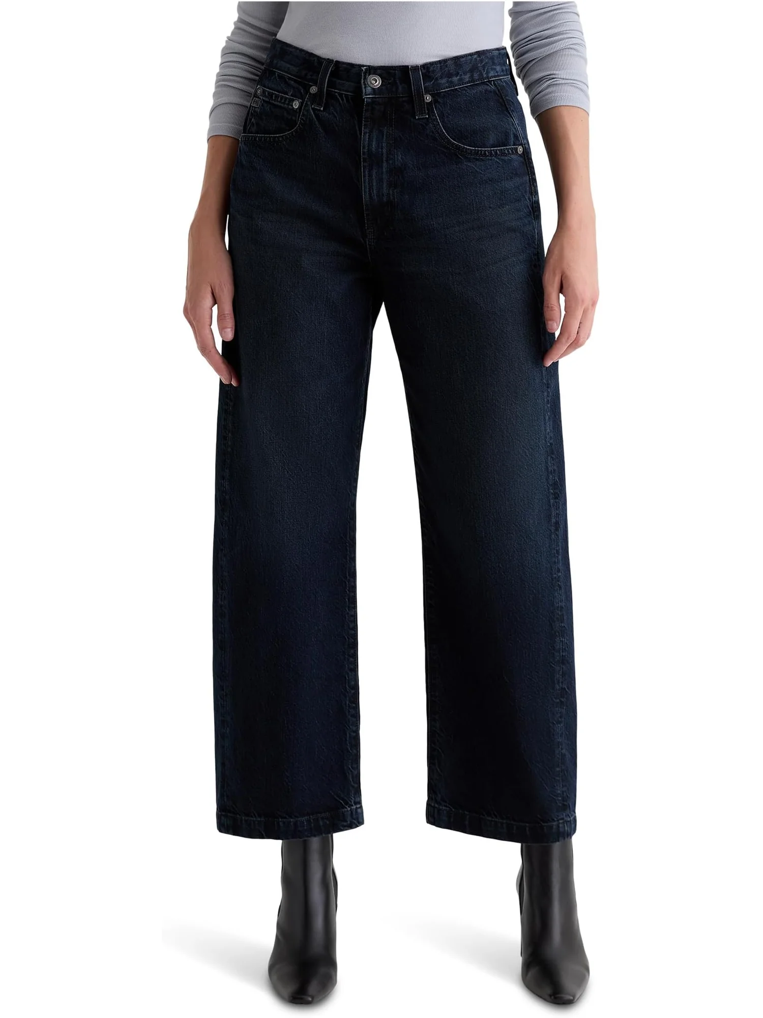 Джинсы AG Jeans Women's Hattie High Rise Barrel In 2 Years Prose, 2 Years Prose — 1