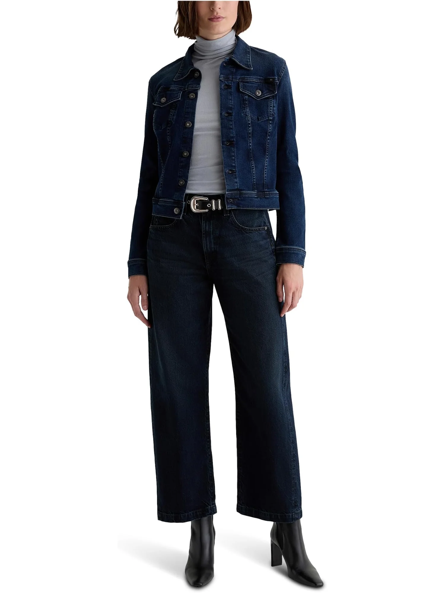 Джинсы AG Jeans Women's Hattie High Rise Barrel In 2 Years Prose, 2 Years Prose — 4