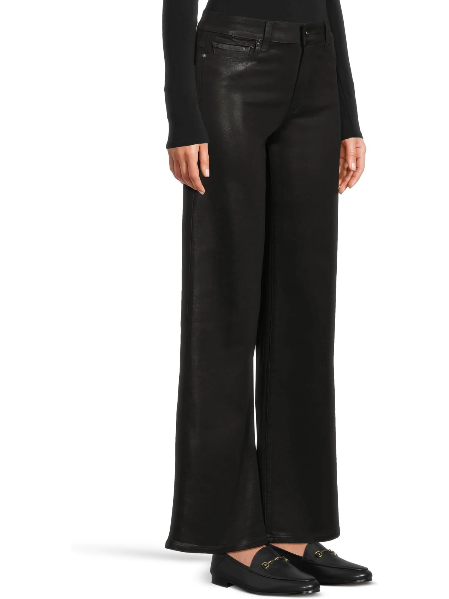 Джинсы Paige Women's Anessa 31 In Black Fog Luxe Coating — 2