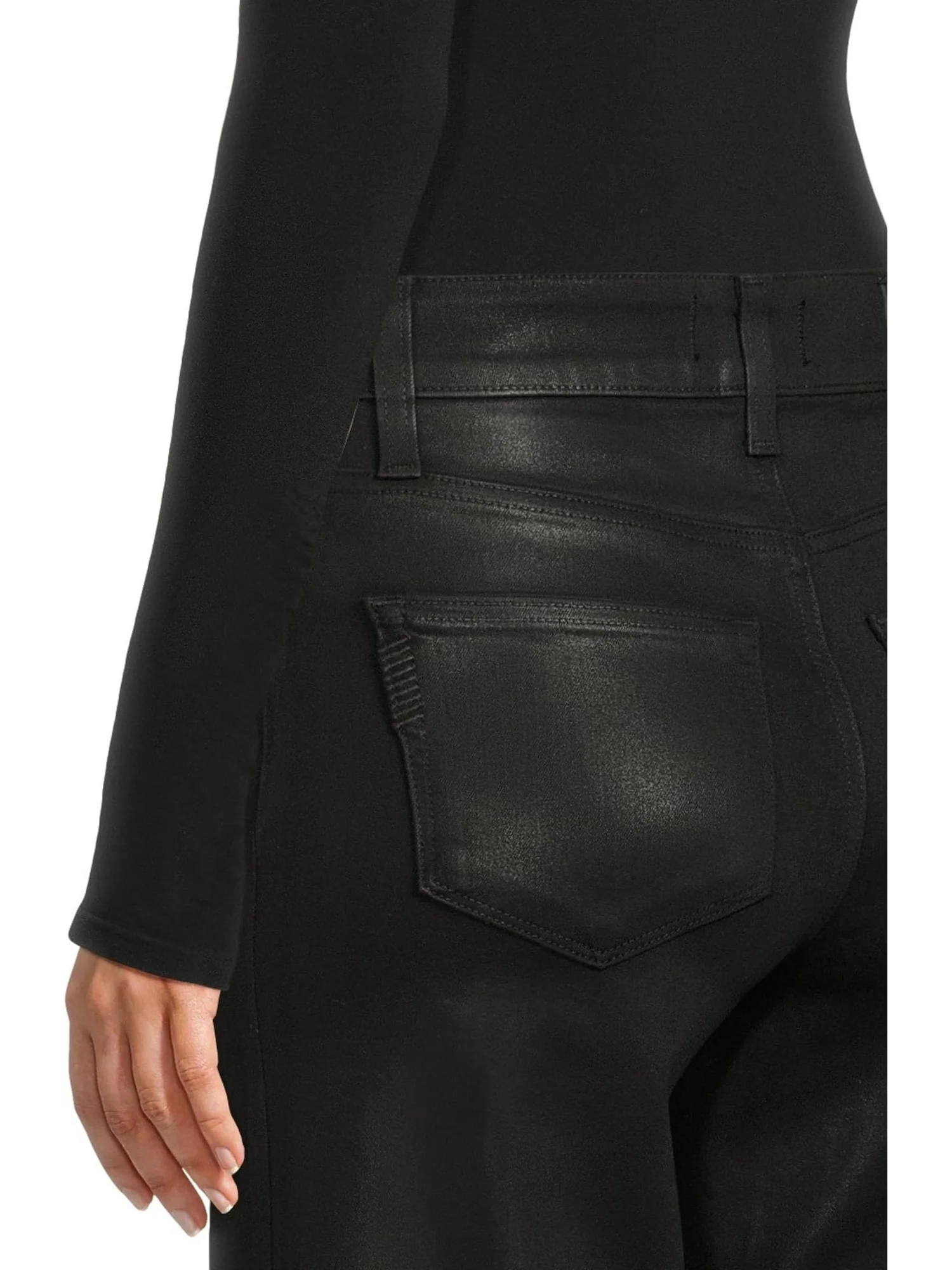 Джинсы Paige Women's Anessa 31 In Black Fog Luxe Coating — 4