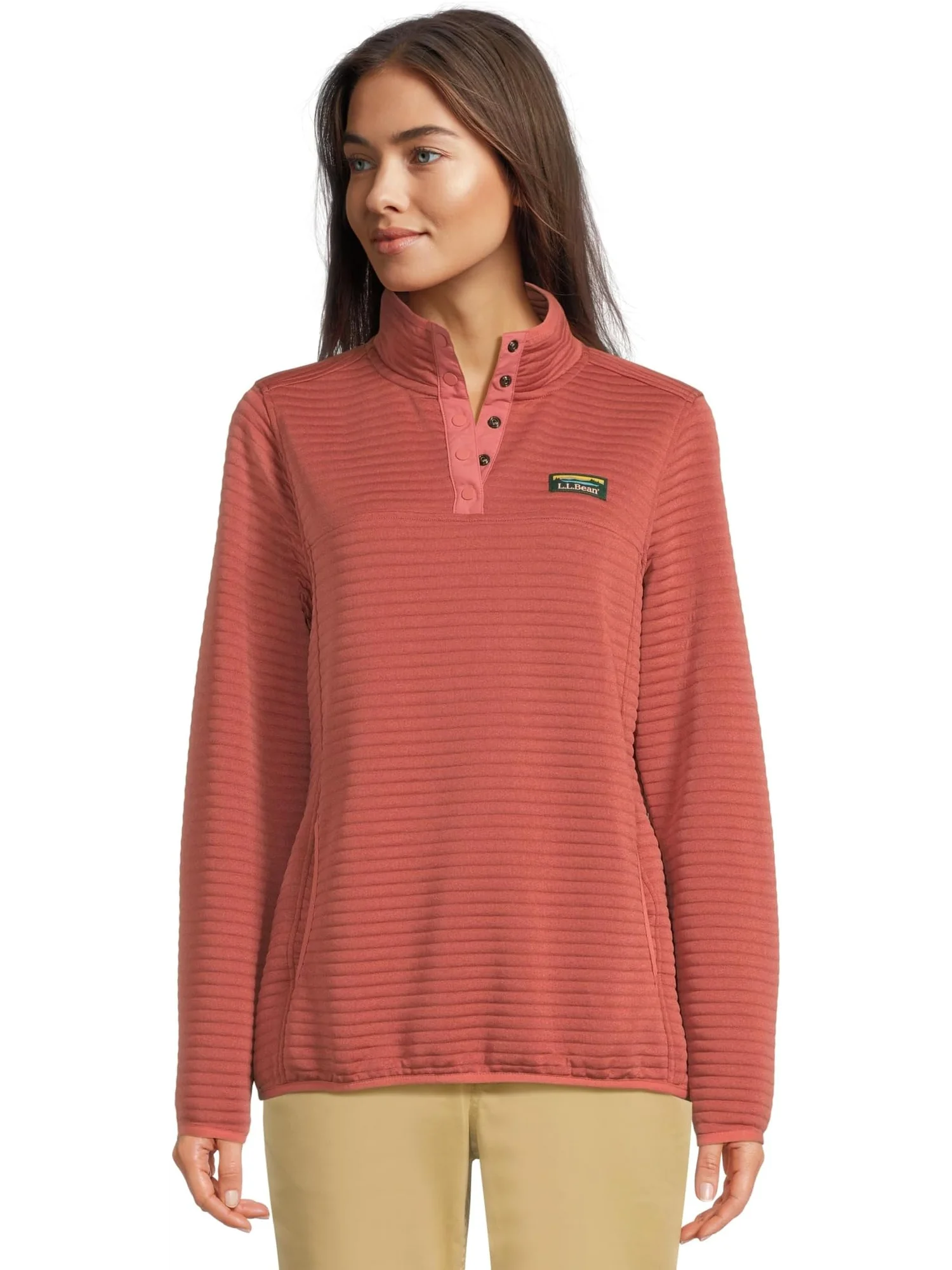 Женский трикотажный пуловер Airlight L.L.Bean — 1