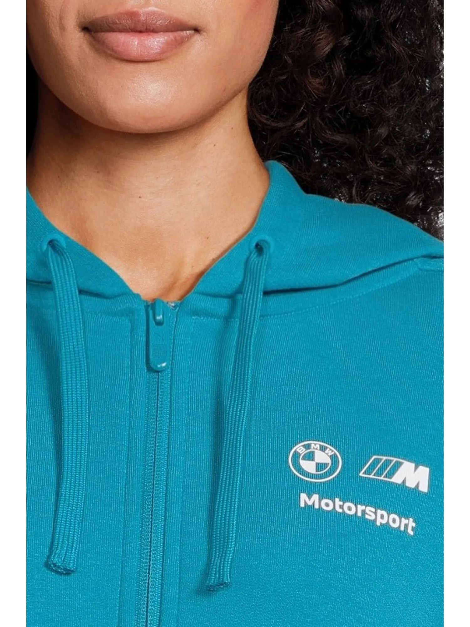 Куртка PUMA Bmw M Motorsport Sweat Jacket — изображение 4 из 5, синий
