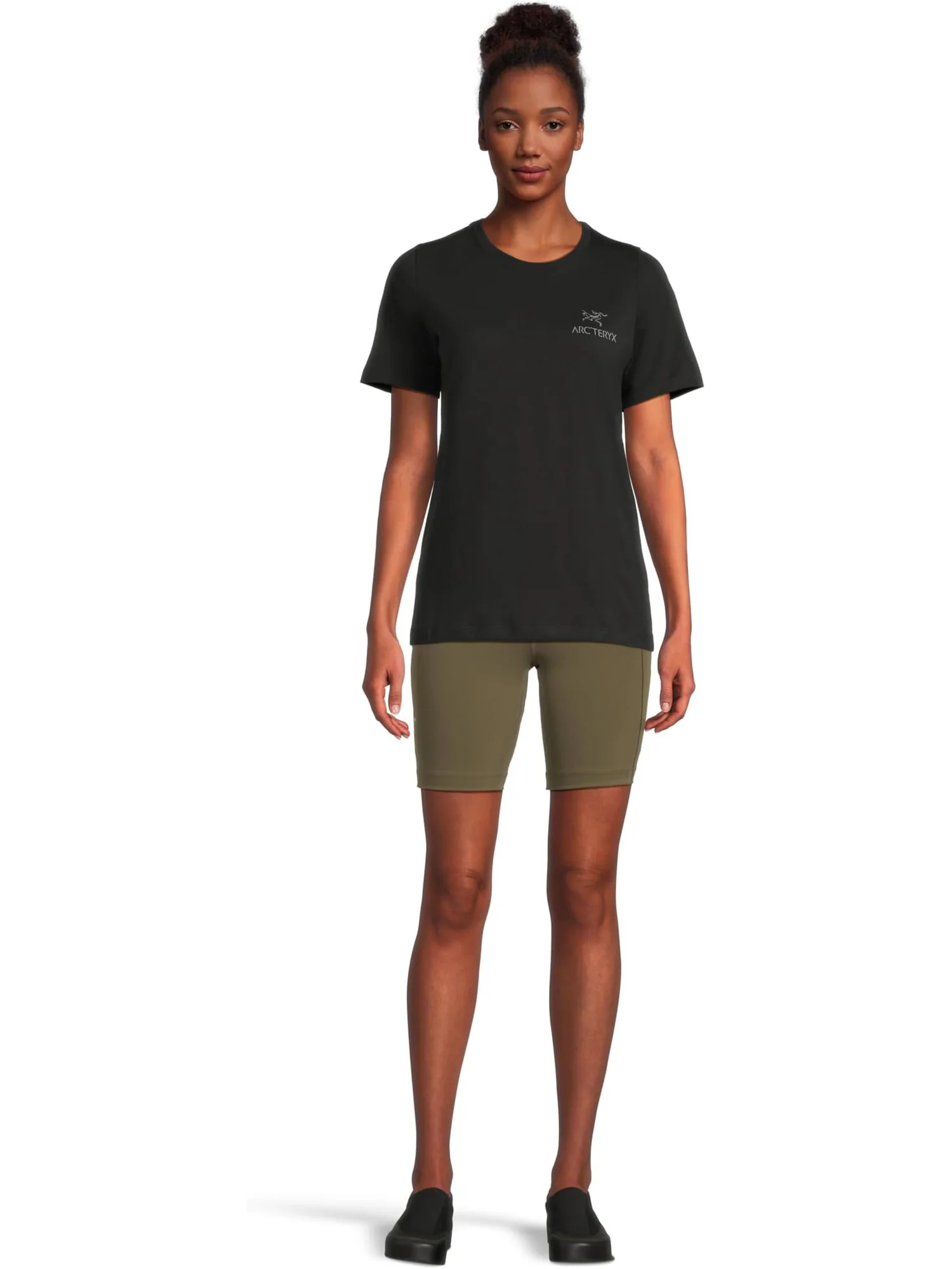 Женская хлопковая кофта Kragg SL с эмблемой и короткими рукавами Arc'teryx — 5