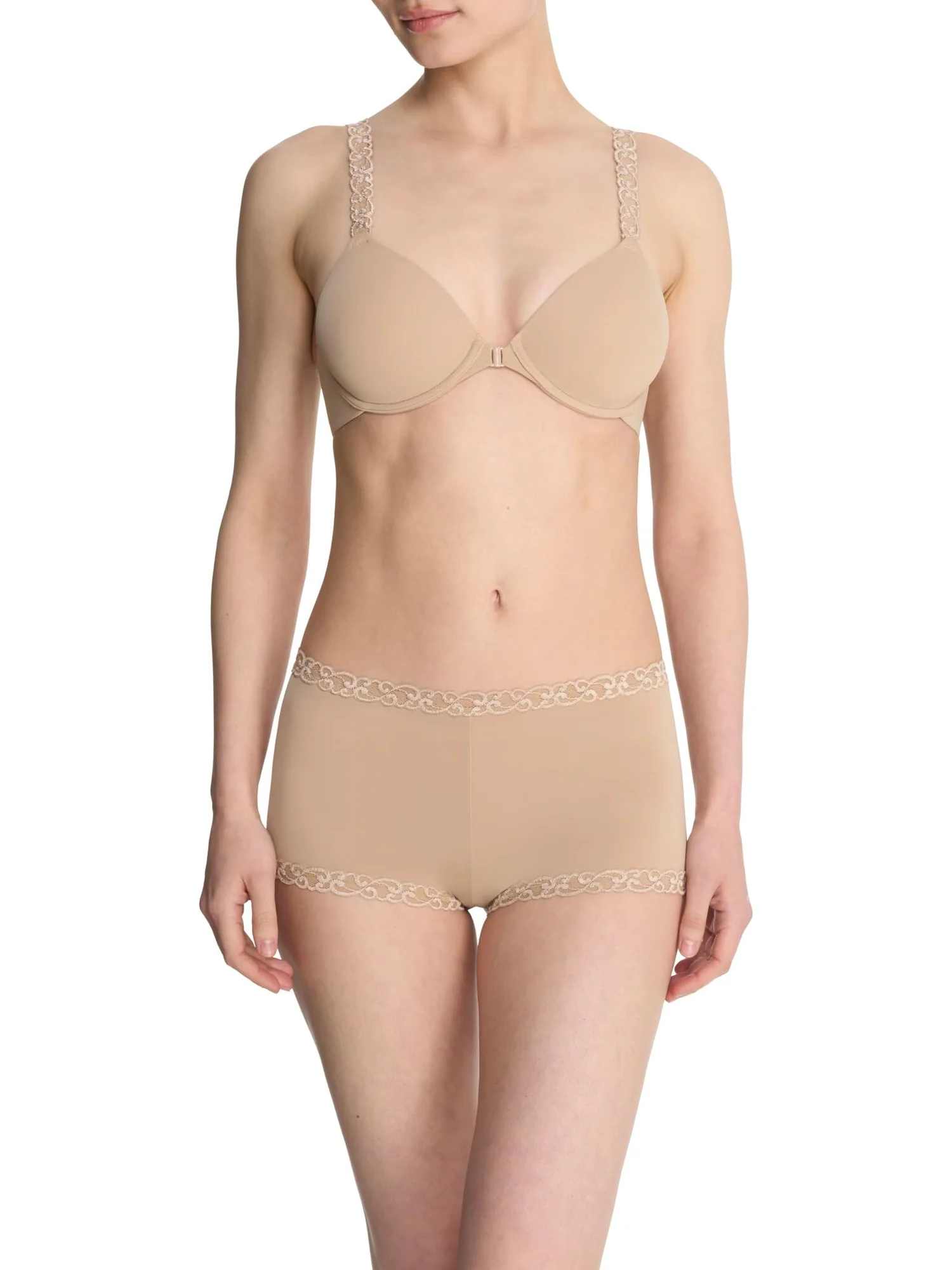 Женские бюстгальтеры Pure Luxe Convertible Front Closed Contour на косточках Natori — 4