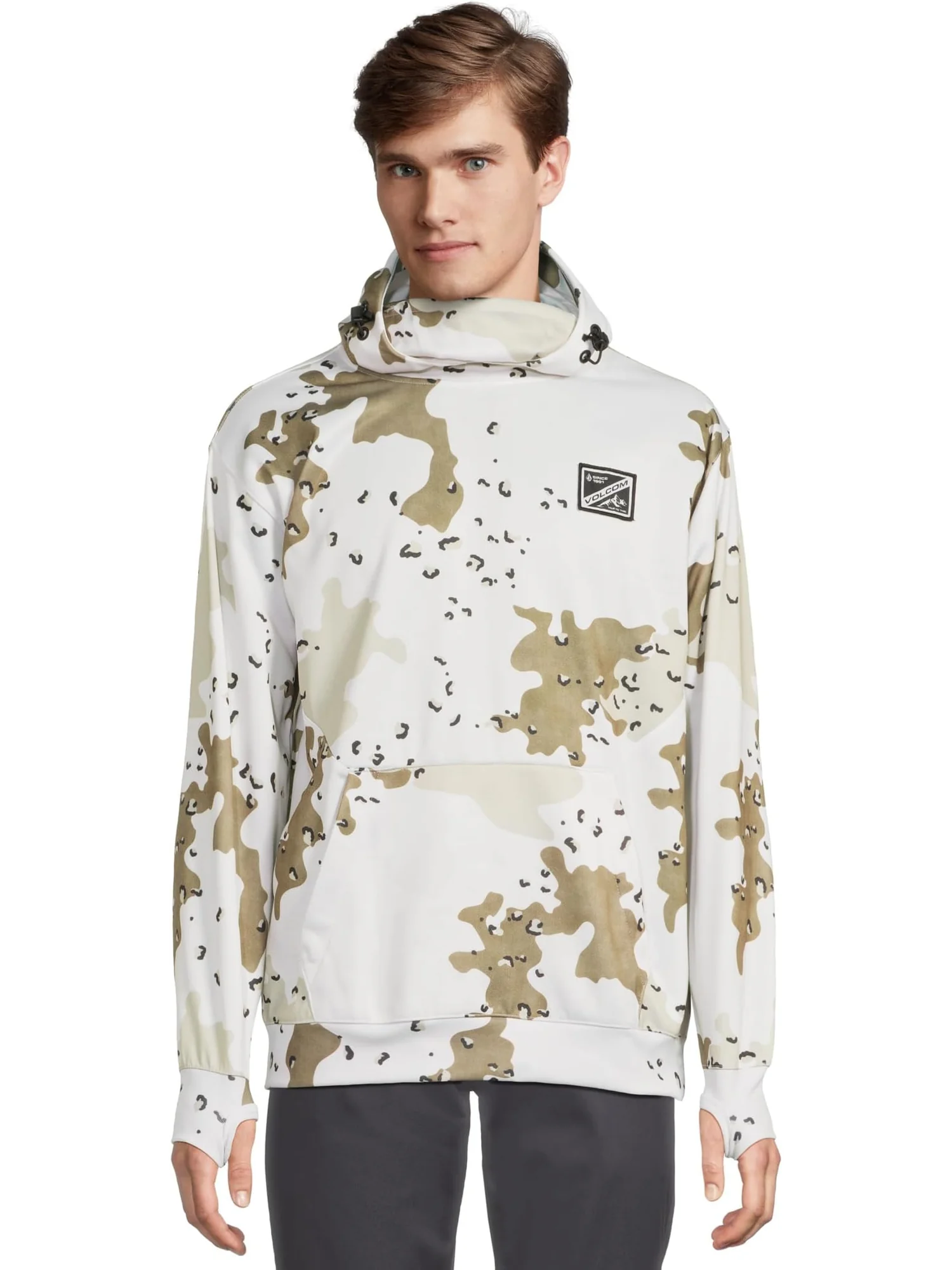 Мужская толстовка с капюшоном Hydro Riding Volcom Snow — 1