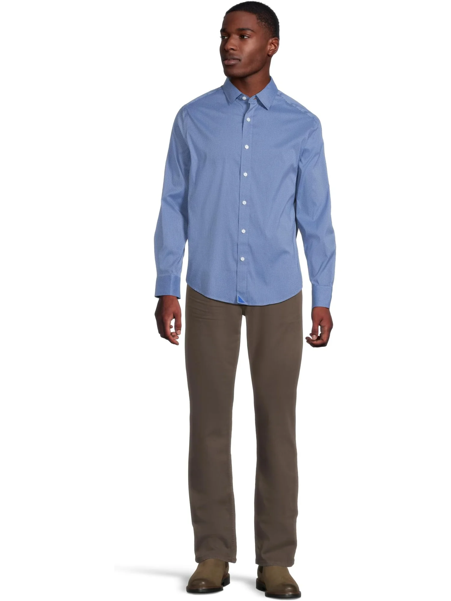 Мужская рубашка Cottontek Kleinwood с длинным рукавом UNTUCKit — 5