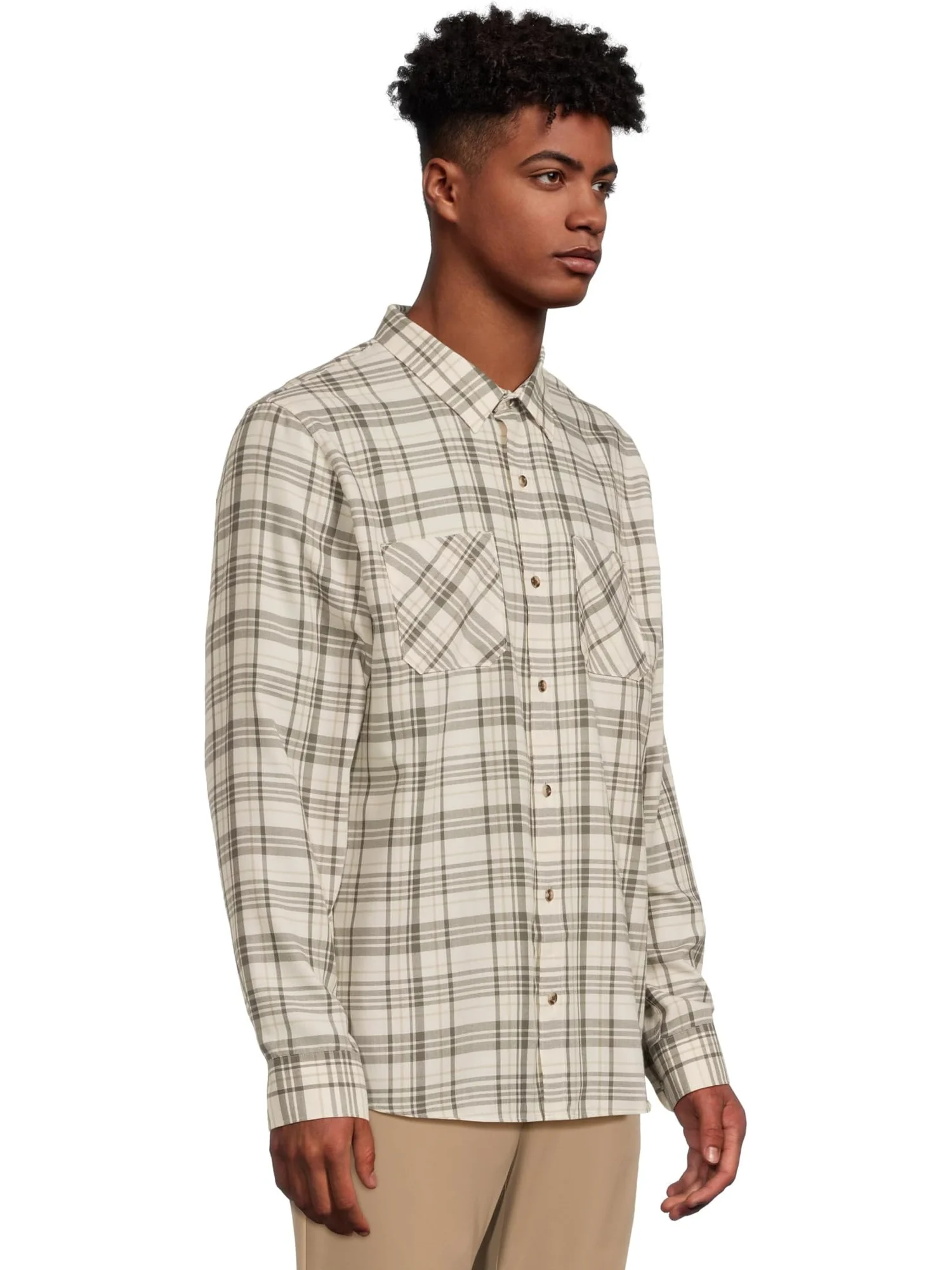 Мужская фланелевая клетчатая рубашка Cloud TravisMathew — 2