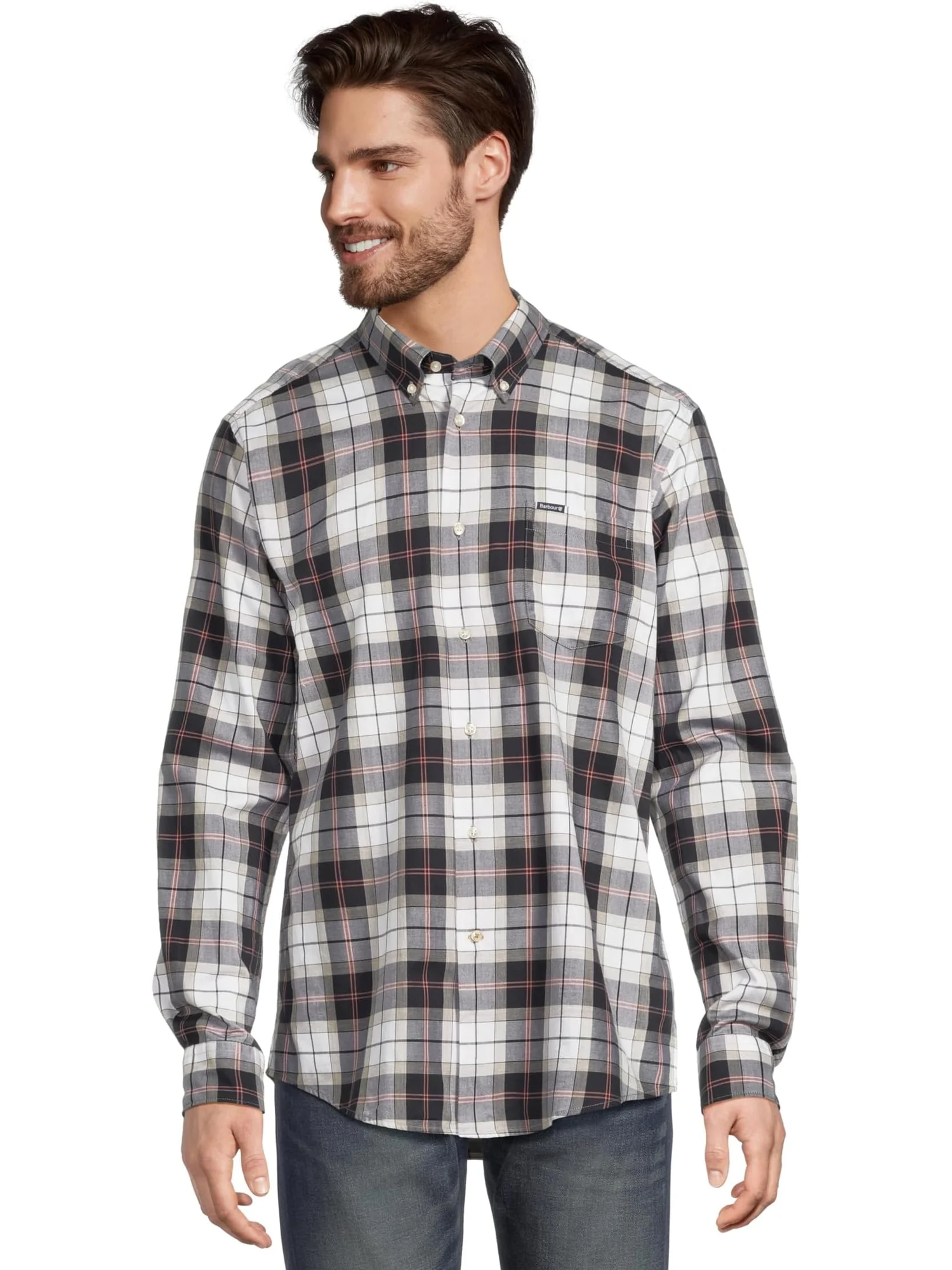 Мужская рубашка Wetheram Tailored Tartan Barbour — 1