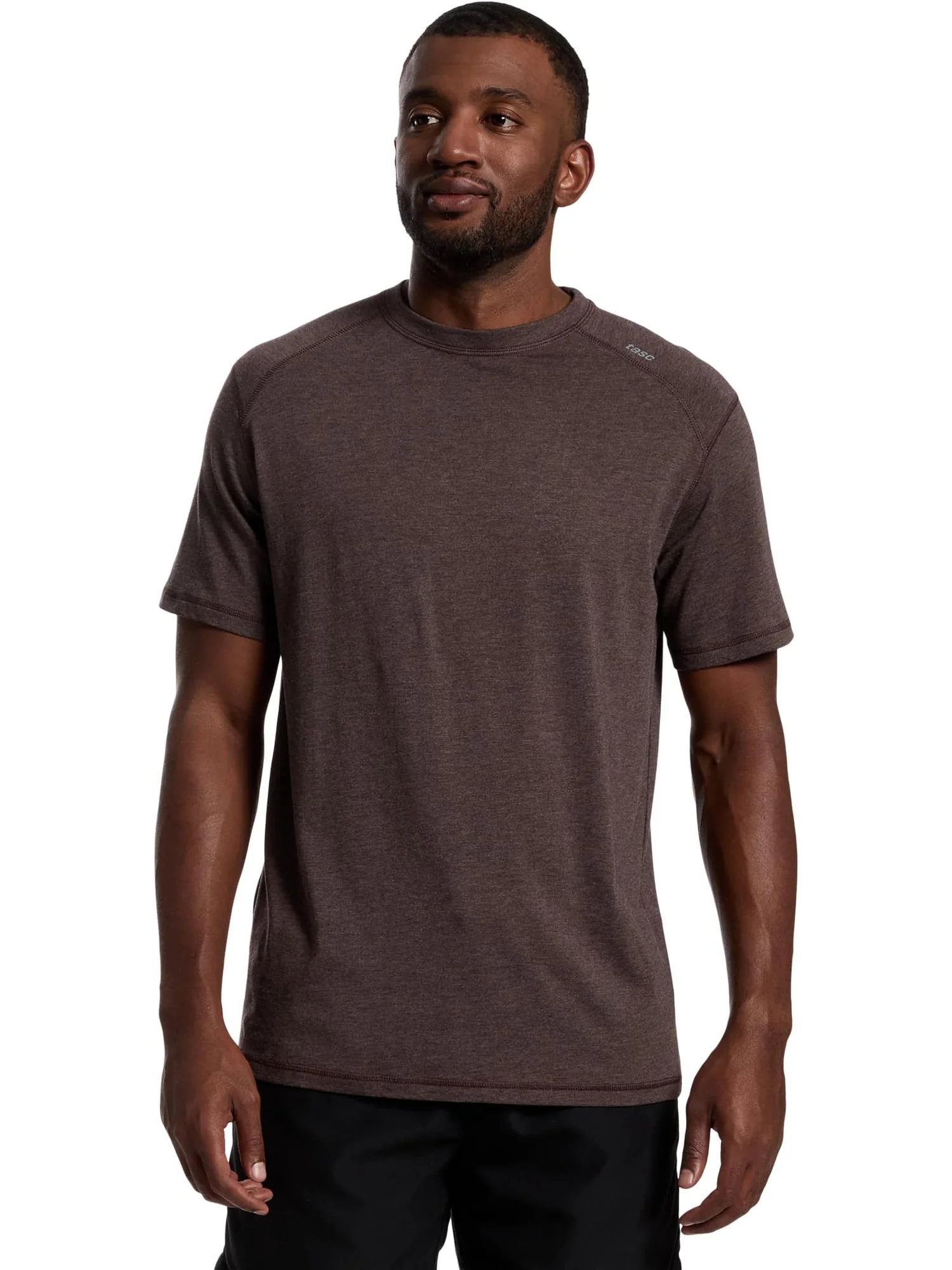 Мужская футболка Carrollton Fitness tasc Performance, Mocha Heather — серый