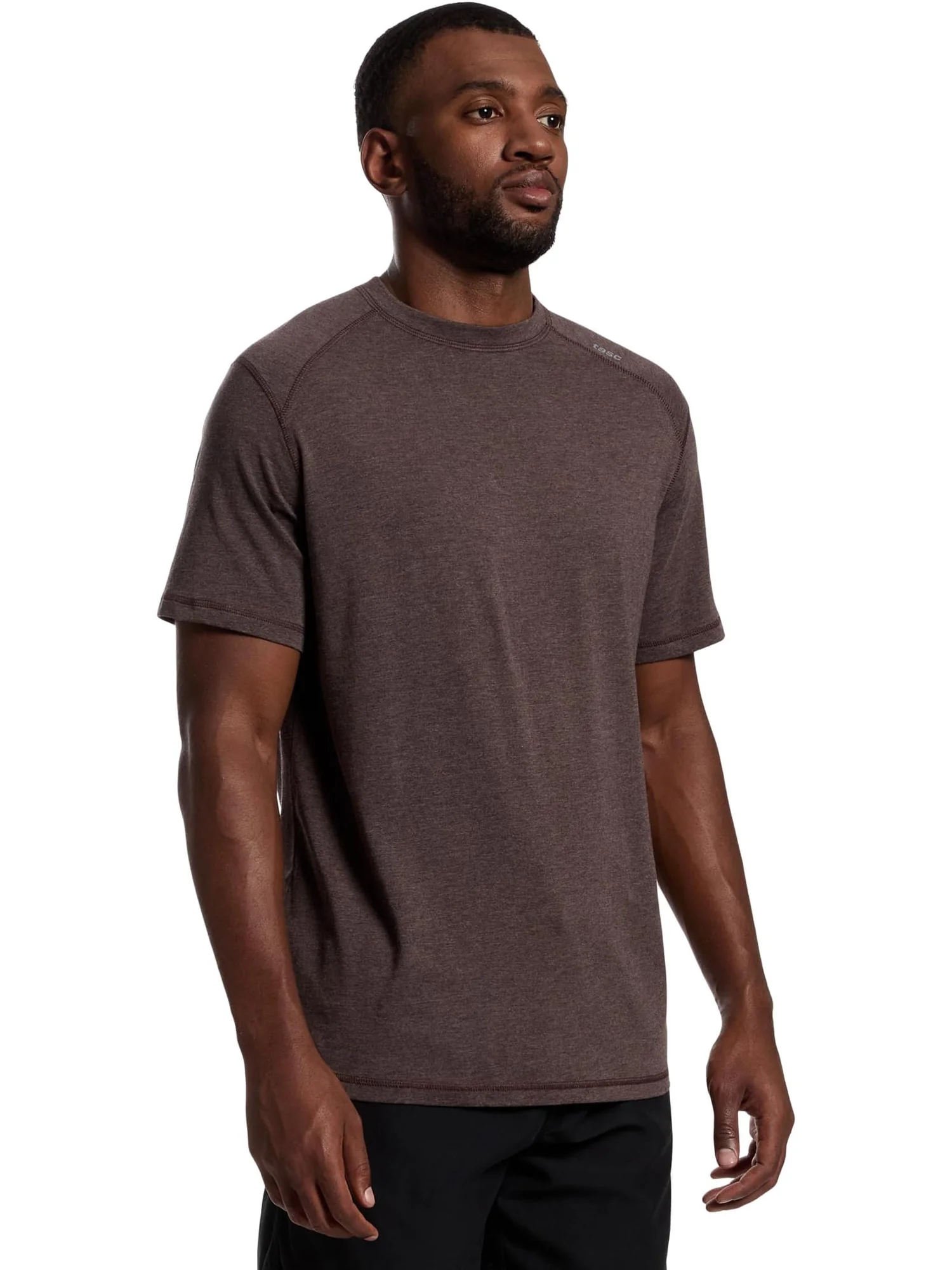 Мужская футболка Carrollton Fitness tasc Performance, Mocha Heather — 2
