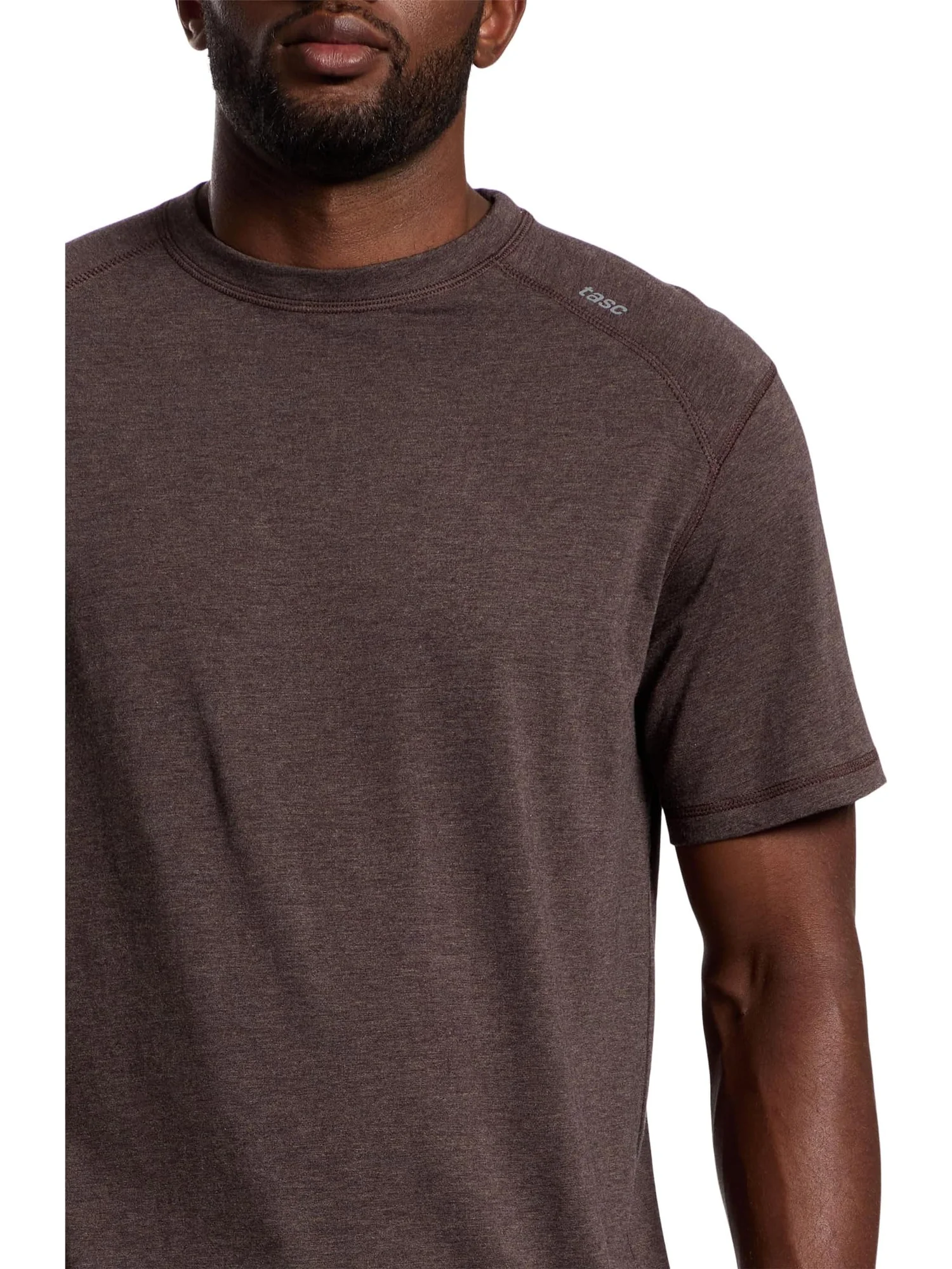 Мужская футболка Carrollton Fitness tasc Performance, Mocha Heather — 4