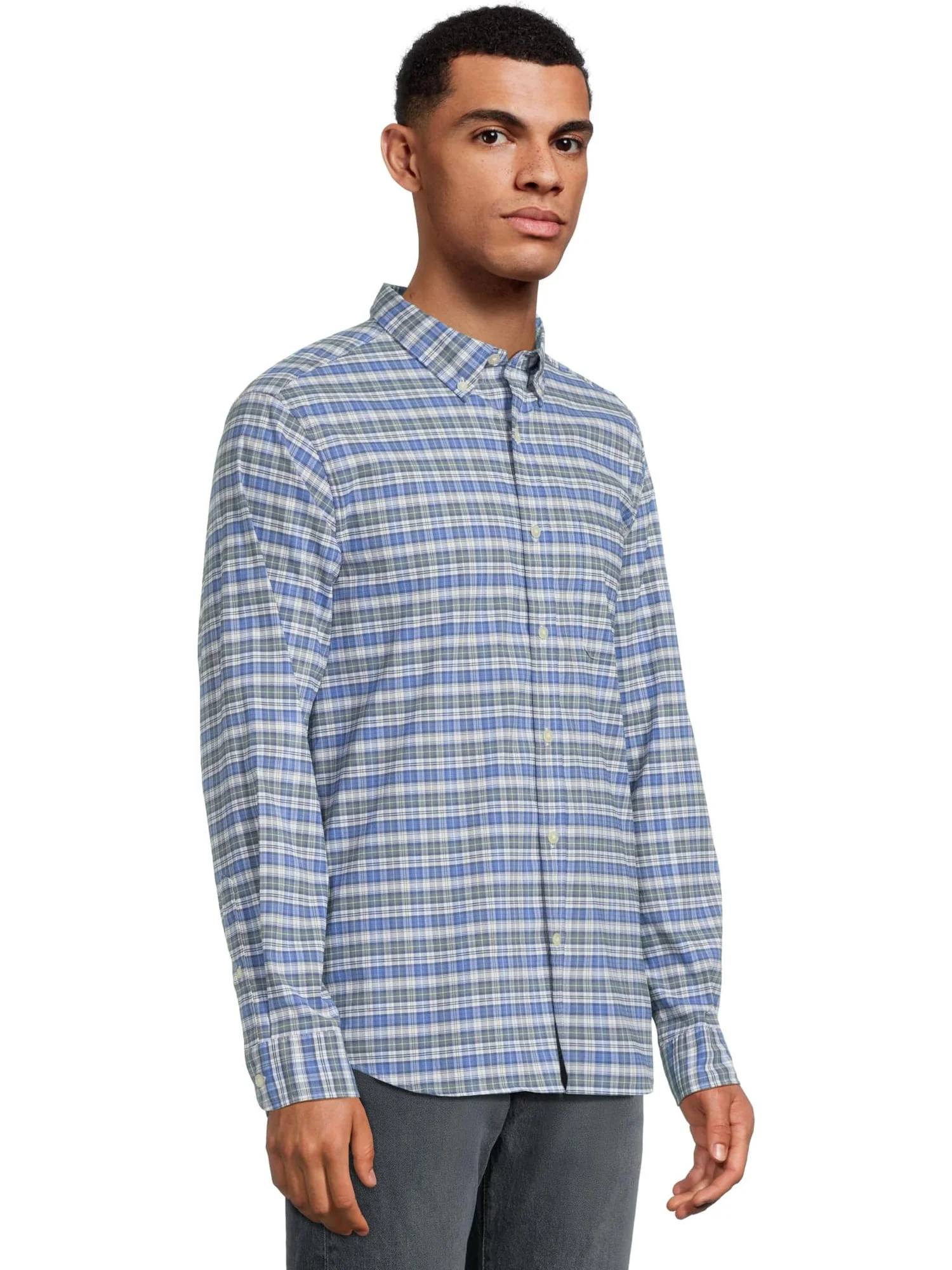 Мужская клетчатая рубашка Faraway Plaid Performance из хлопка Vineyard Vines — 2