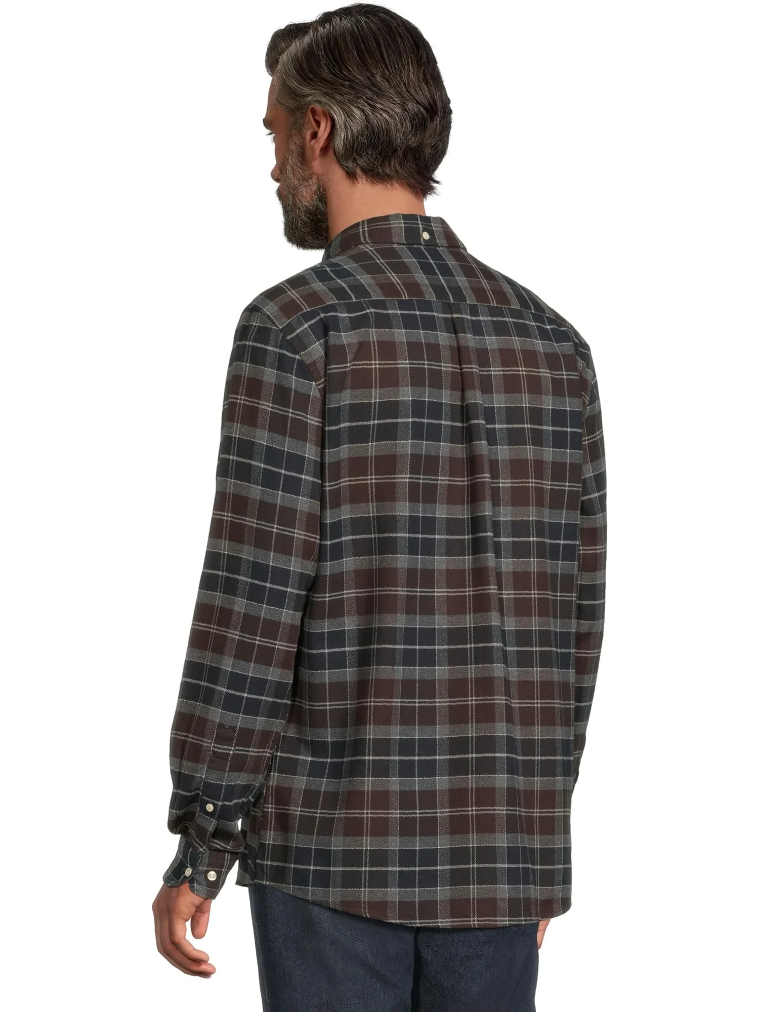 Мужская рубашка Kyeloch Tailored Tartan Barbour, Midnight Oak Tartan — 3