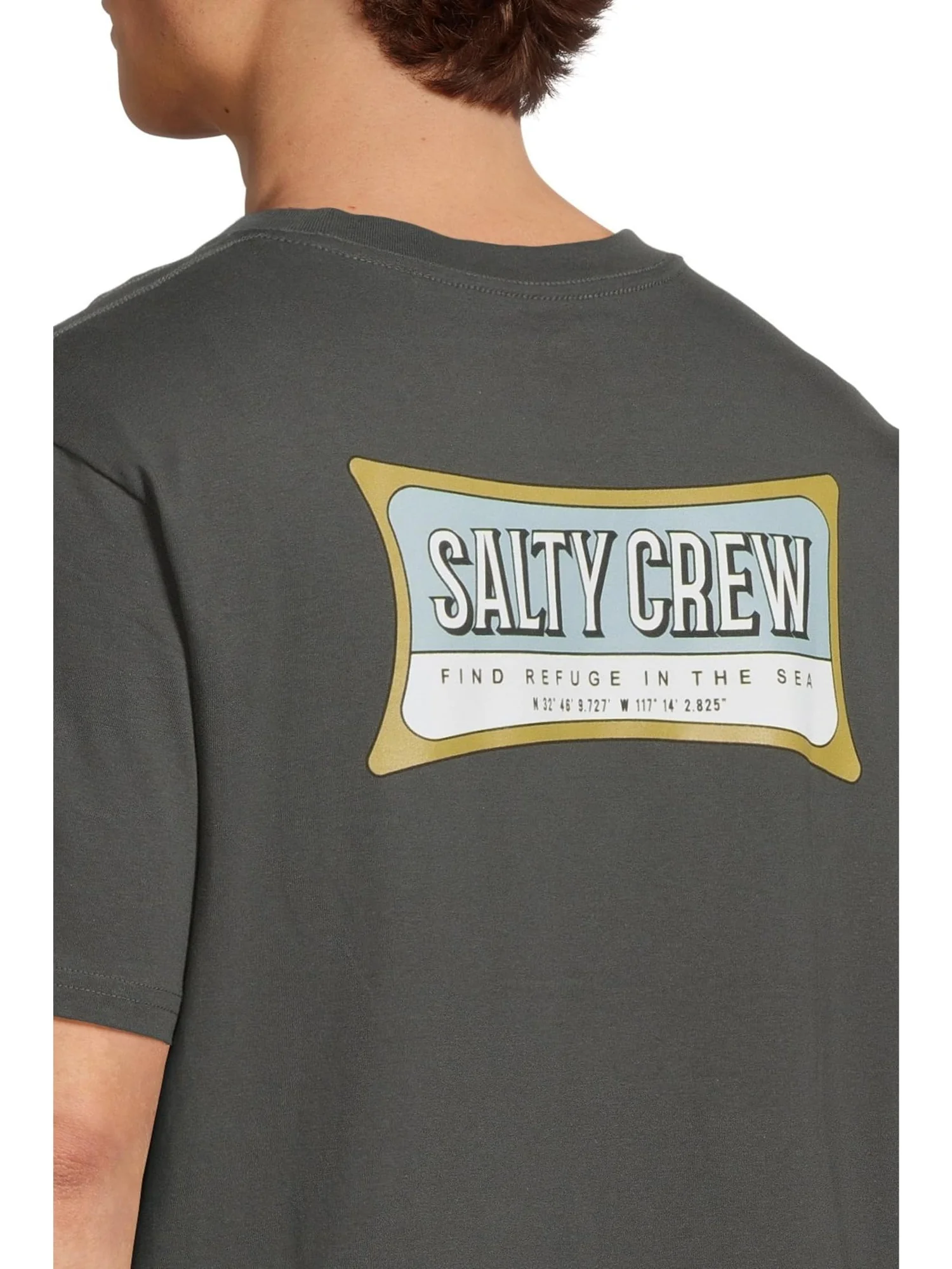 Мужская классическая футболка с коротким рукавом Essential Salty Crew — 4