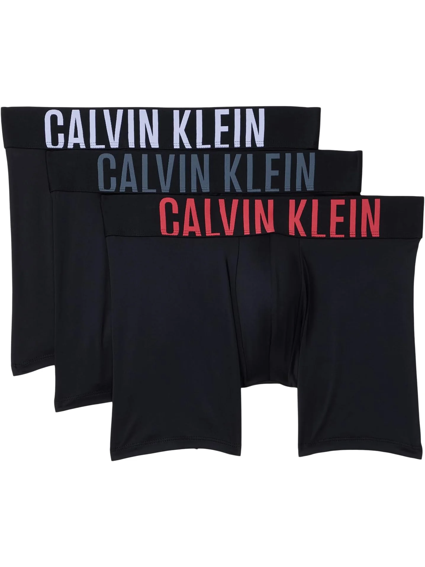 Комплект из 3 мужских трусов-боксеров Intense Power Calvin Klein Underwear — коричневый