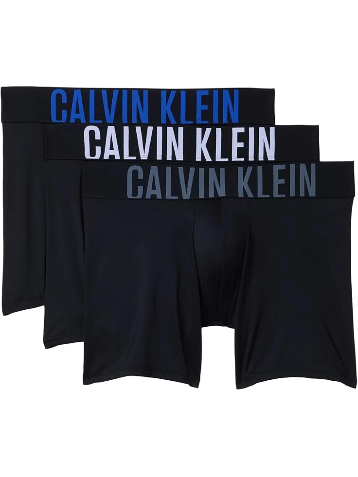 Мужские трусы-боксеры Calvin Klein Intense Power 3-Pack Calvin Klein Underwear — синий