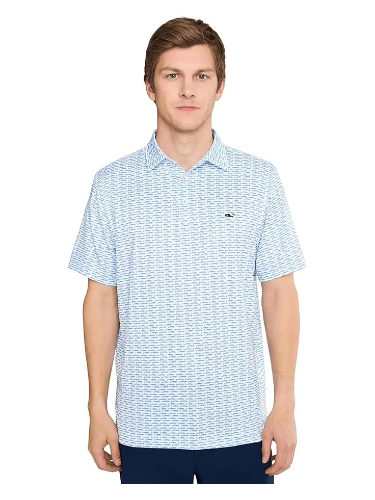 Мужская поло Vineyard Vines Printed Sankaty — 1