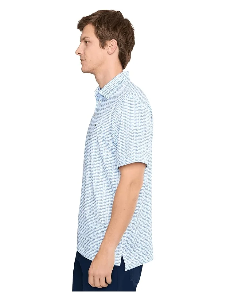 Мужская поло Vineyard Vines Printed Sankaty — 3