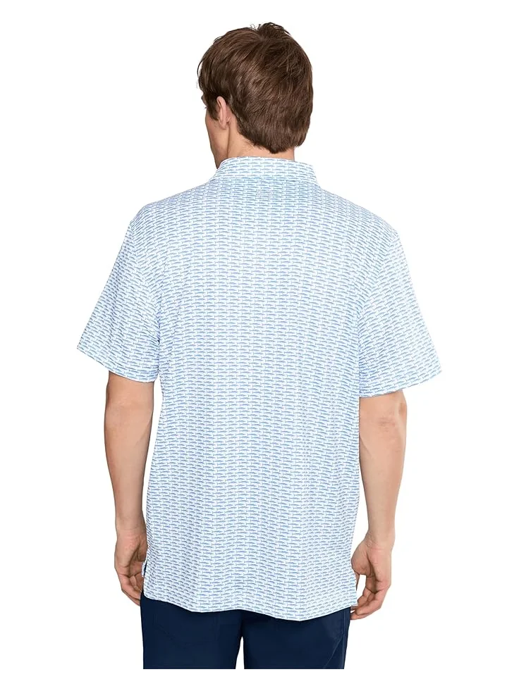 Мужская поло Vineyard Vines Printed Sankaty — 4