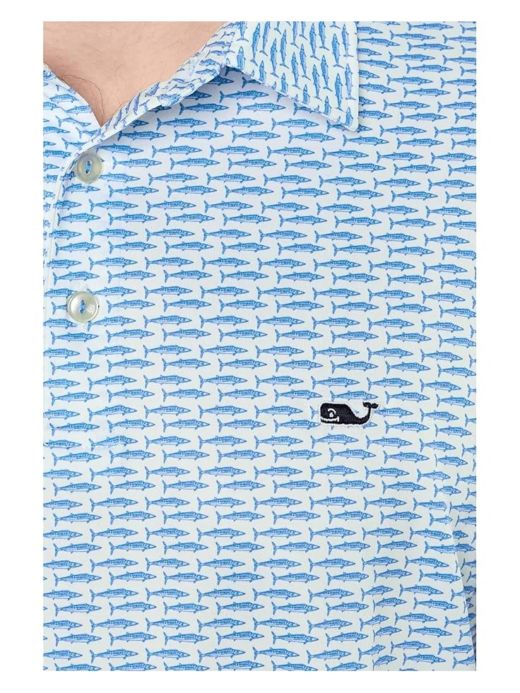 Мужская поло Vineyard Vines Printed Sankaty — 5