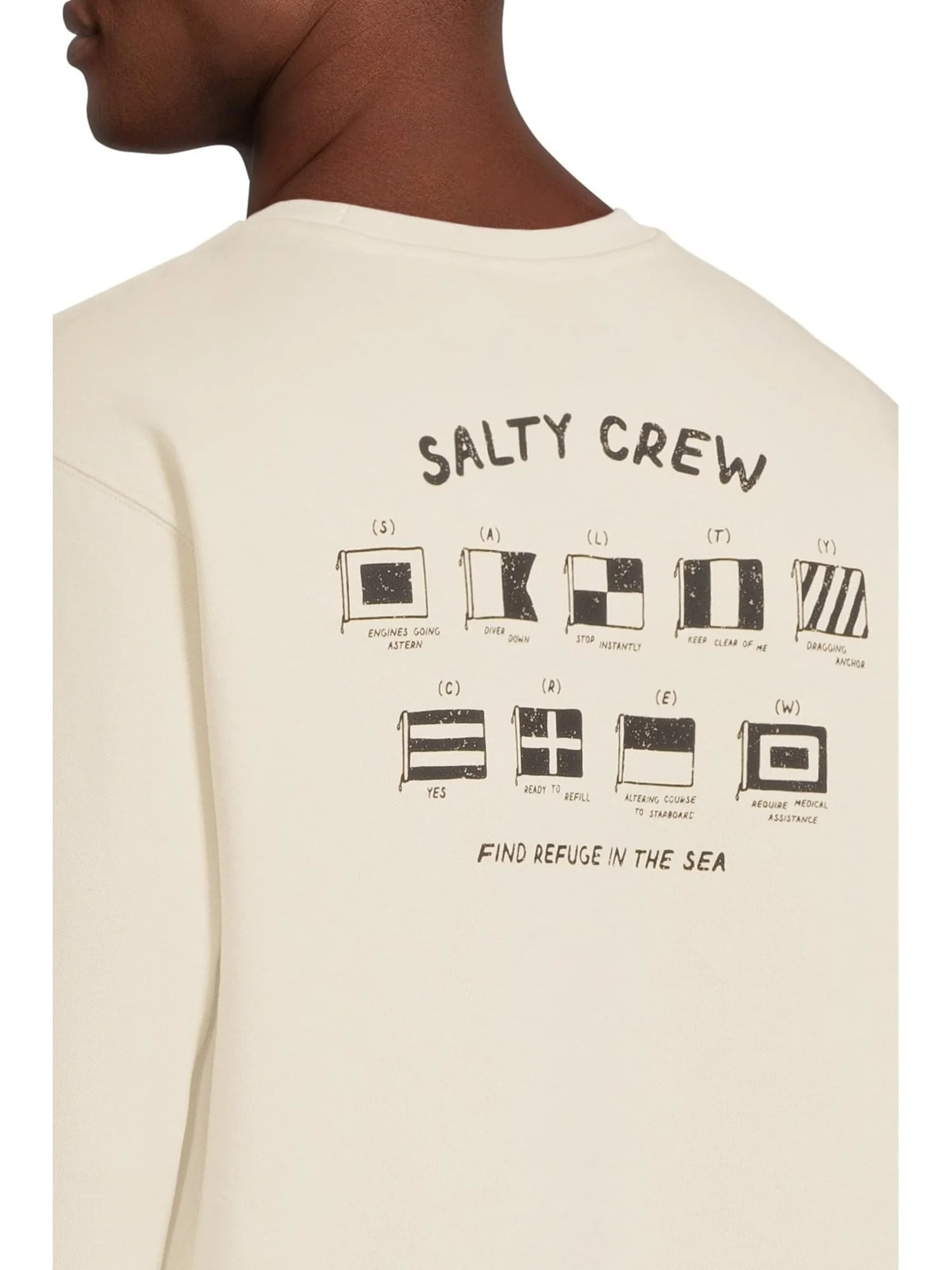 Мужская флисовая кофта с позывным Crew Salty Crew — 4