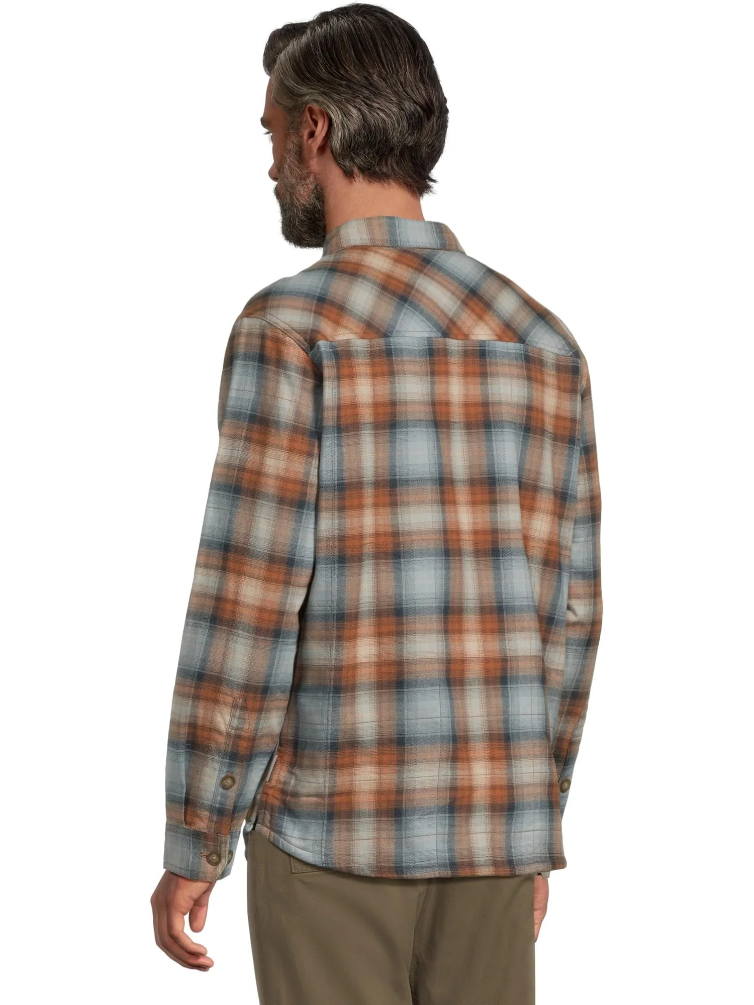 Мужская фланелевая кофта с подкладкой Snowcap, длинный рукав Royal Robbins — 3